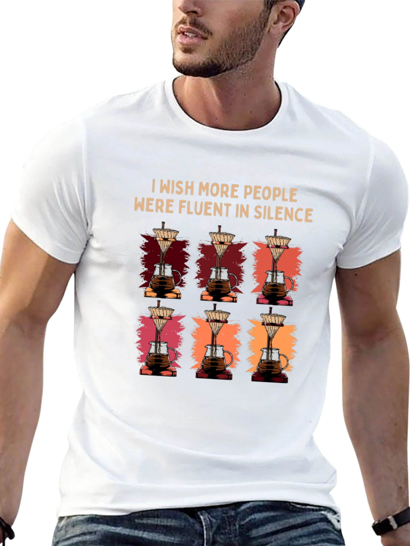 Fluent in Silence Coffee Lover Tee