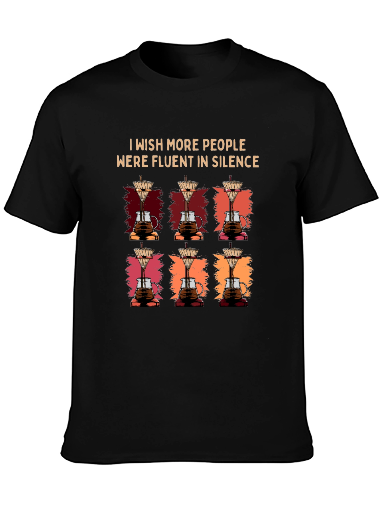 Fluent in Silence Coffee Lover Tee