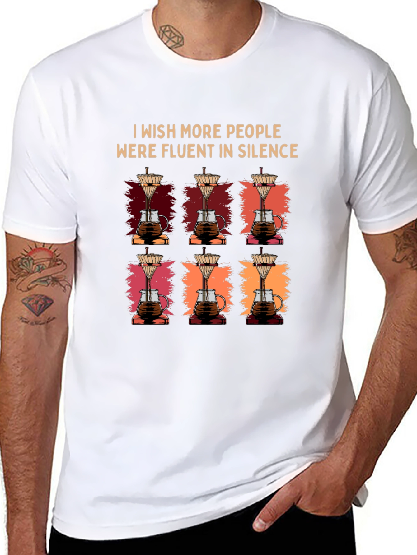 Fluent in Silence Coffee Lover Tee