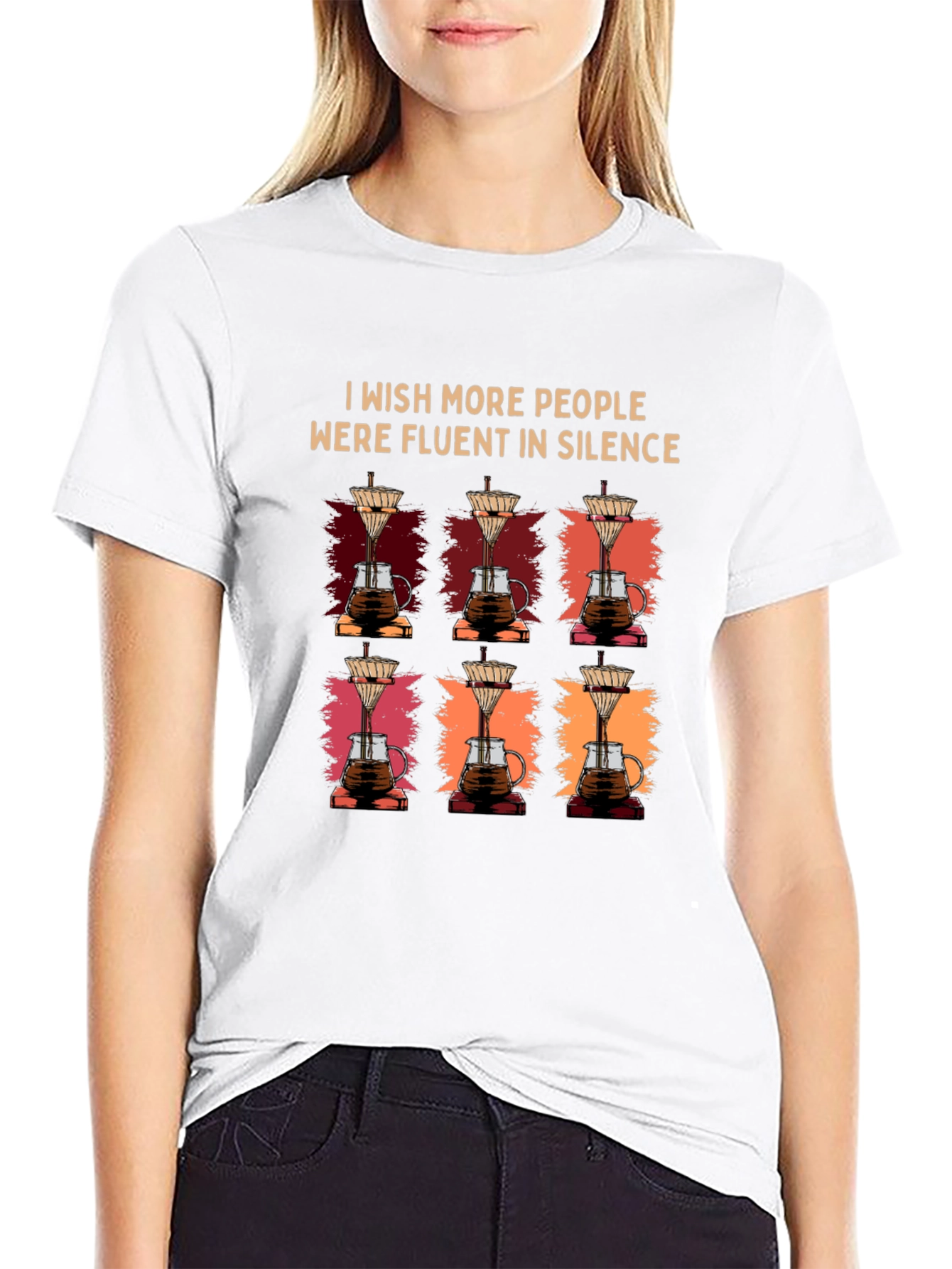 Fluent in Silence Coffee Lover Tee