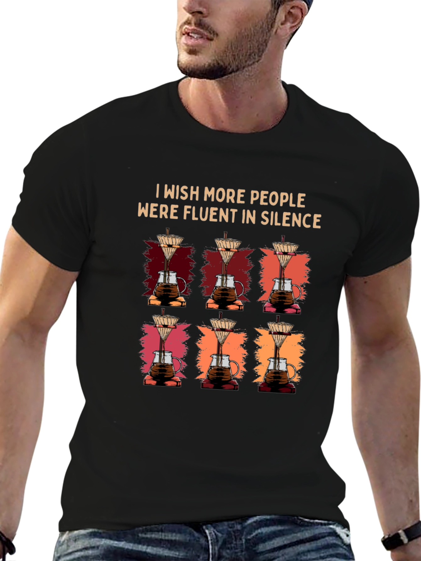 Fluent in Silence Coffee Lover Tee