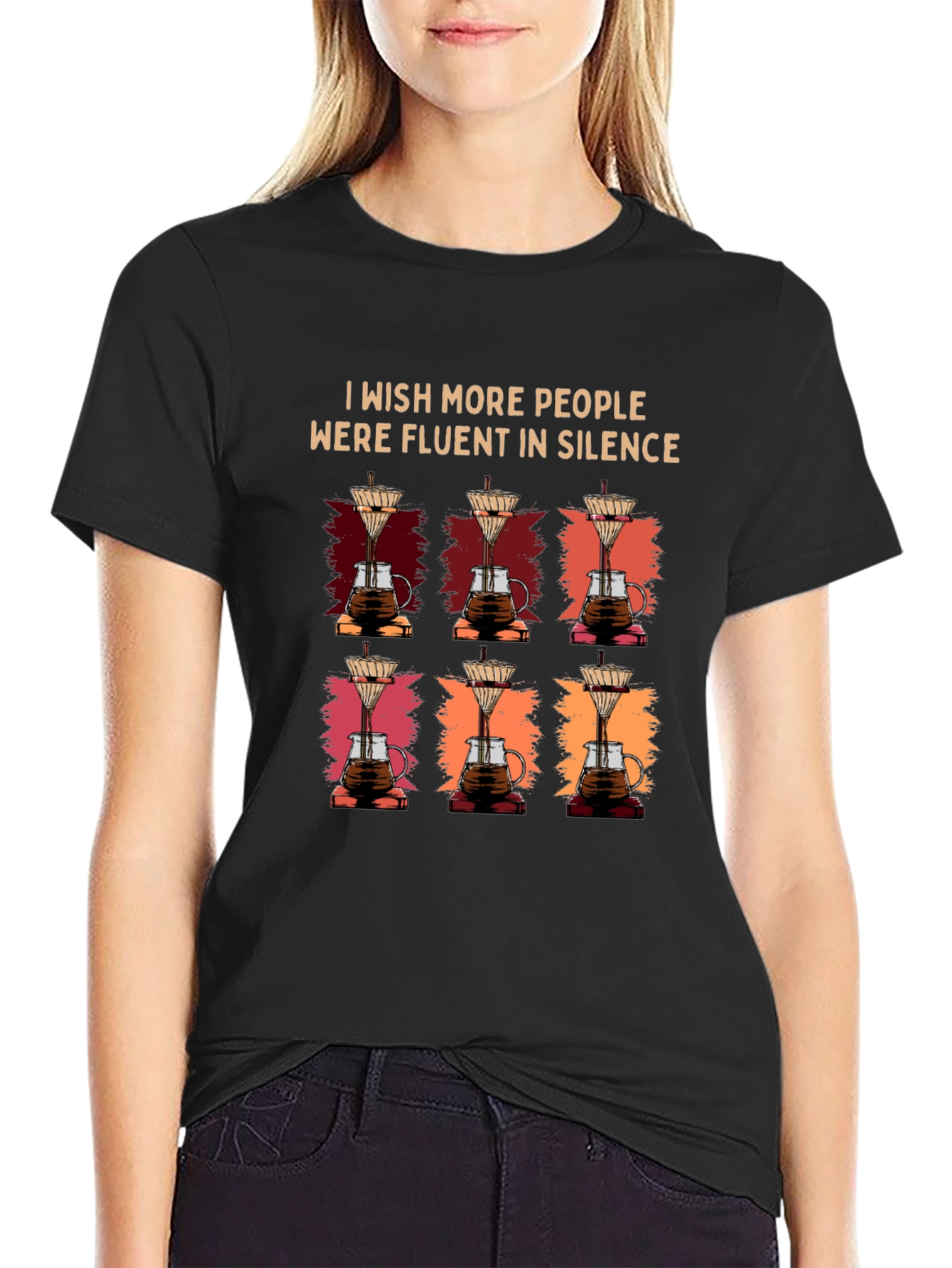Fluent in Silence Coffee Lover Tee