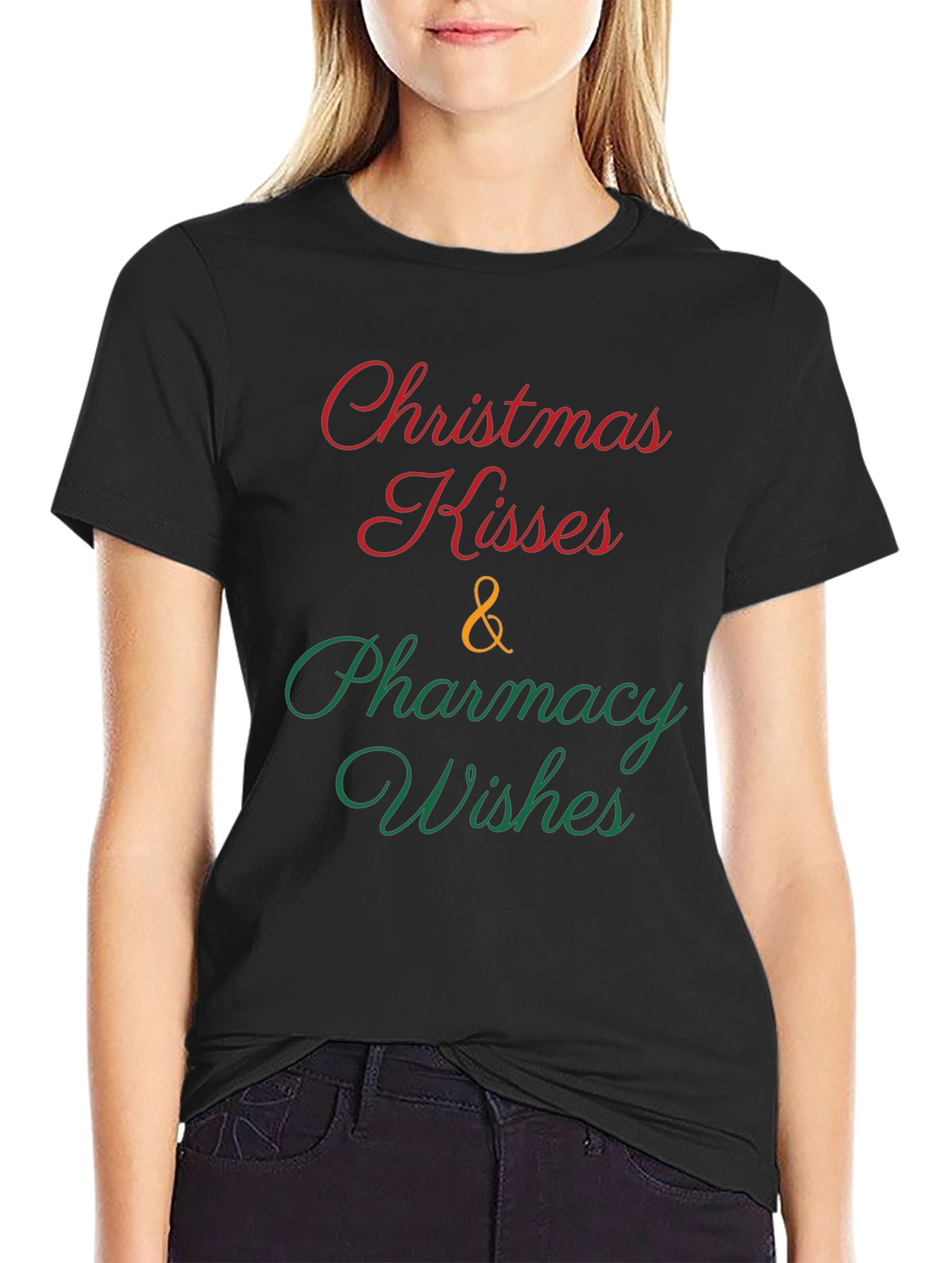Christmas Kisses & Pharmacy Wishes T-Shirt