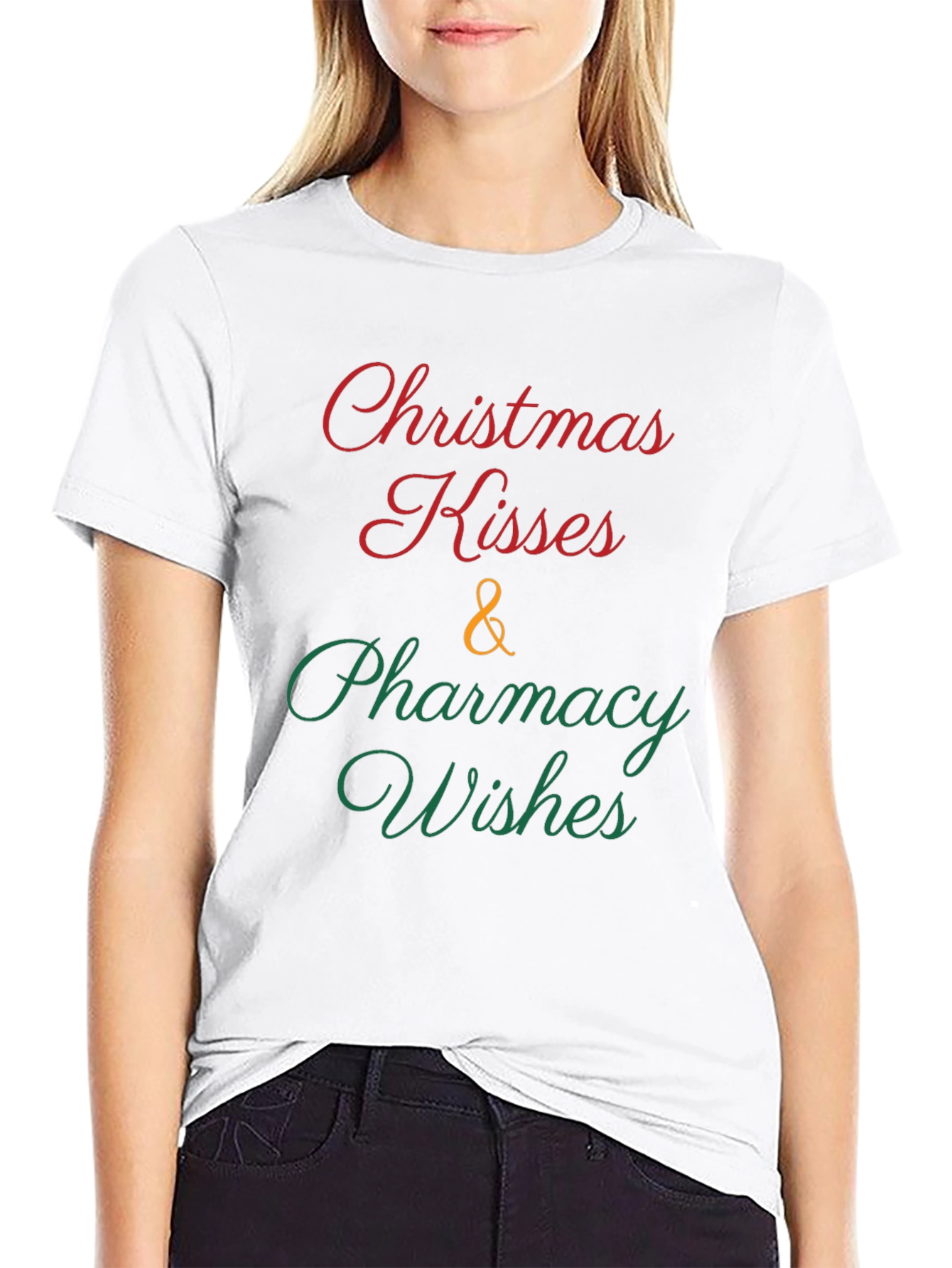 Christmas Kisses & Pharmacy Wishes T-Shirt