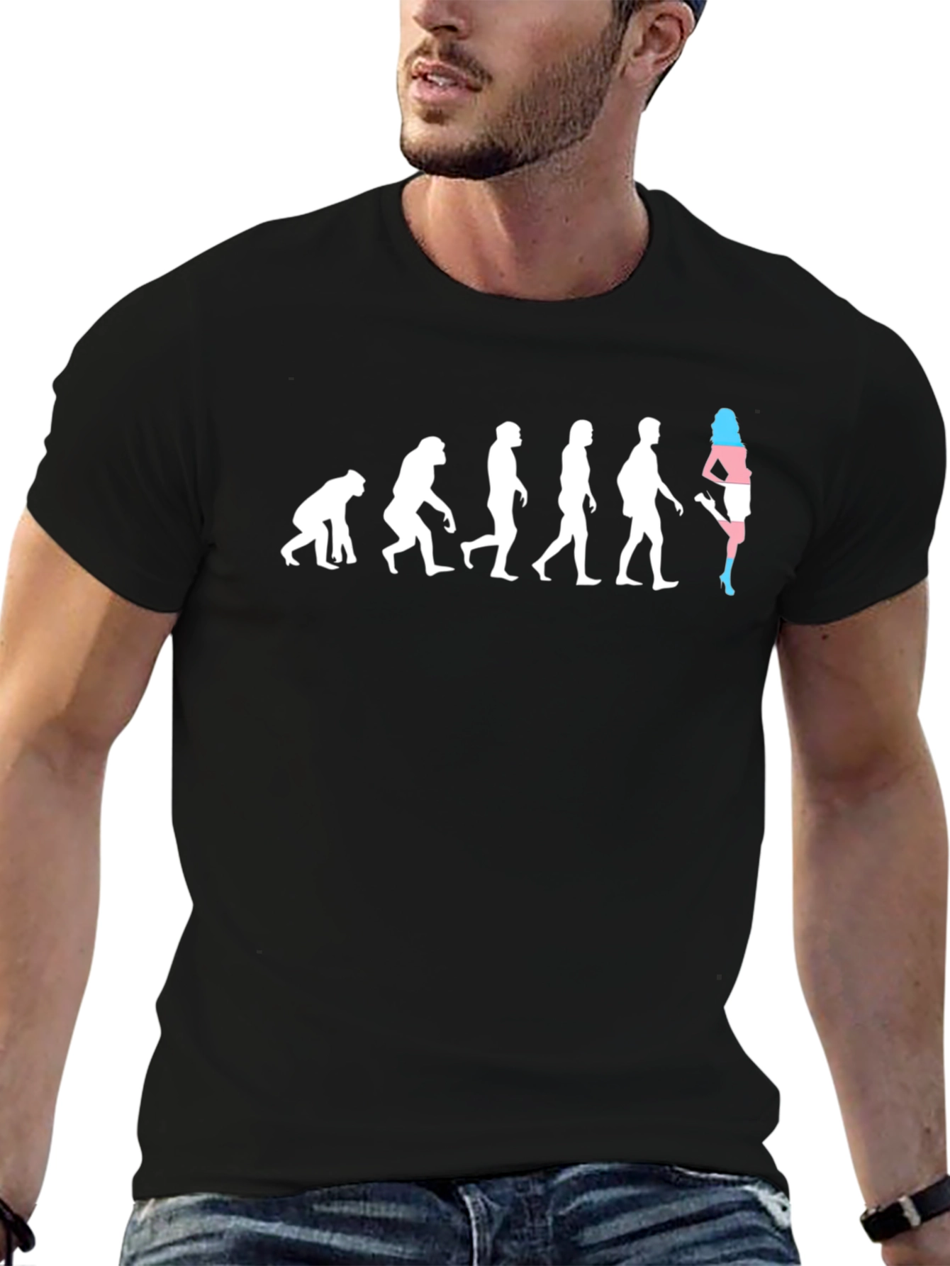 Evolution of Woman T-Shirt