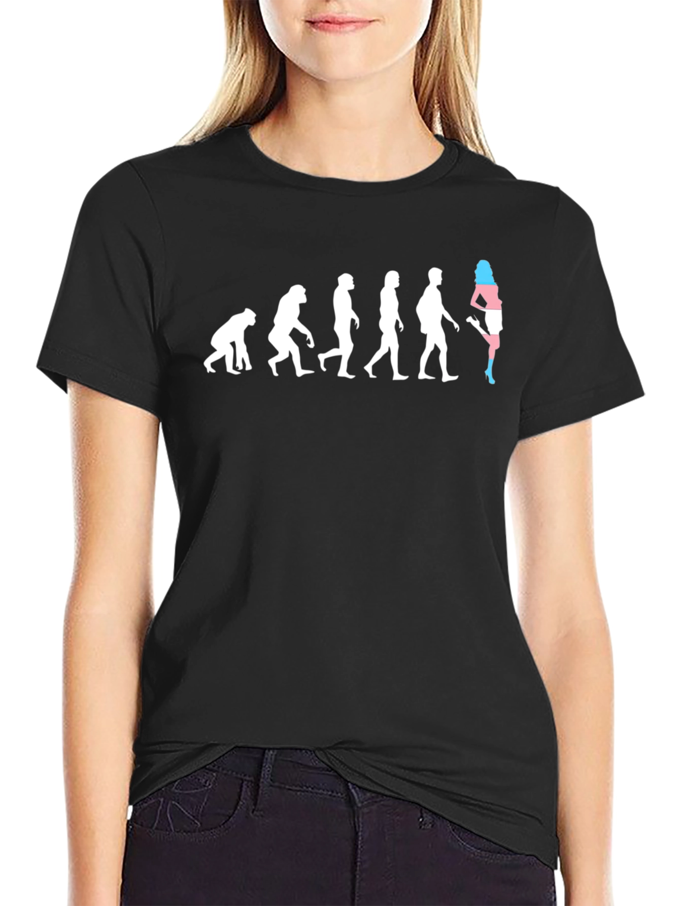 Evolution of Woman T-Shirt