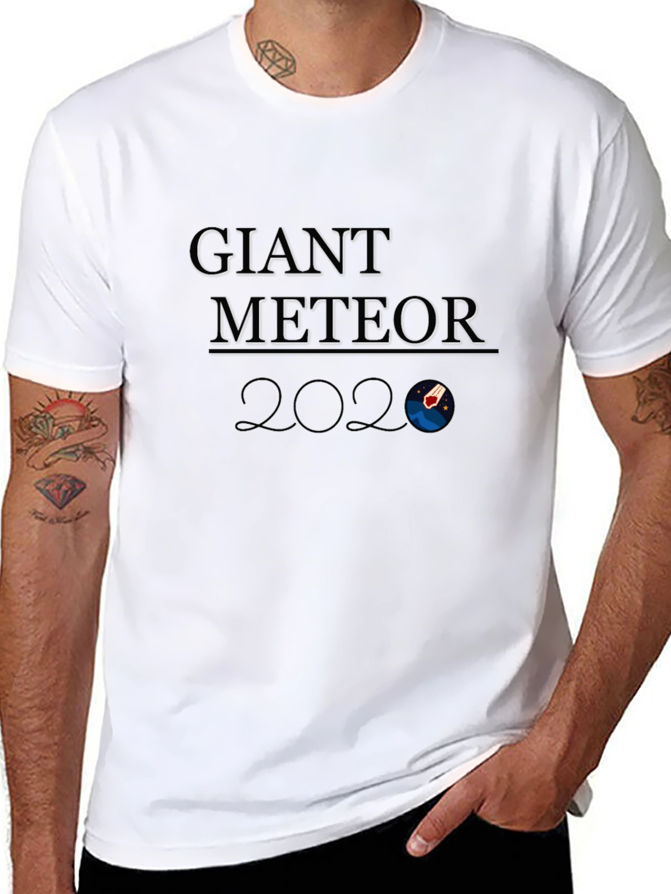 Giant Meteor 2020 T-Shirt Funny Graphic Tee