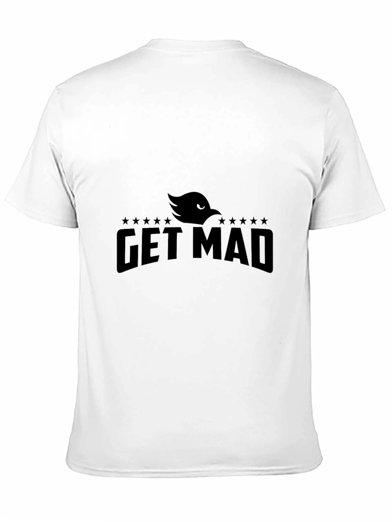 Get Mad Graphic Tee - Cool Black T-Shirt