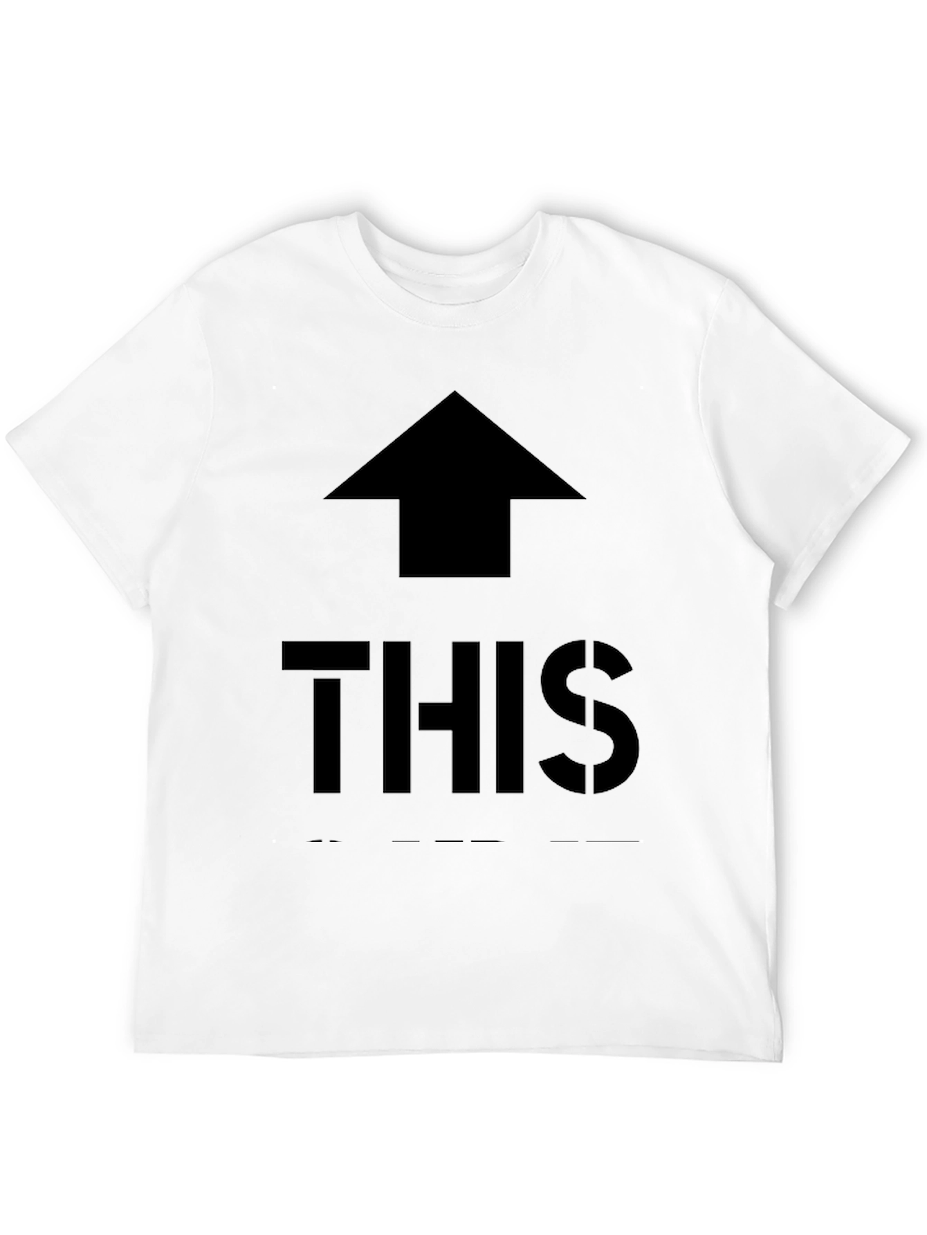 Up This Black Graphic Tee