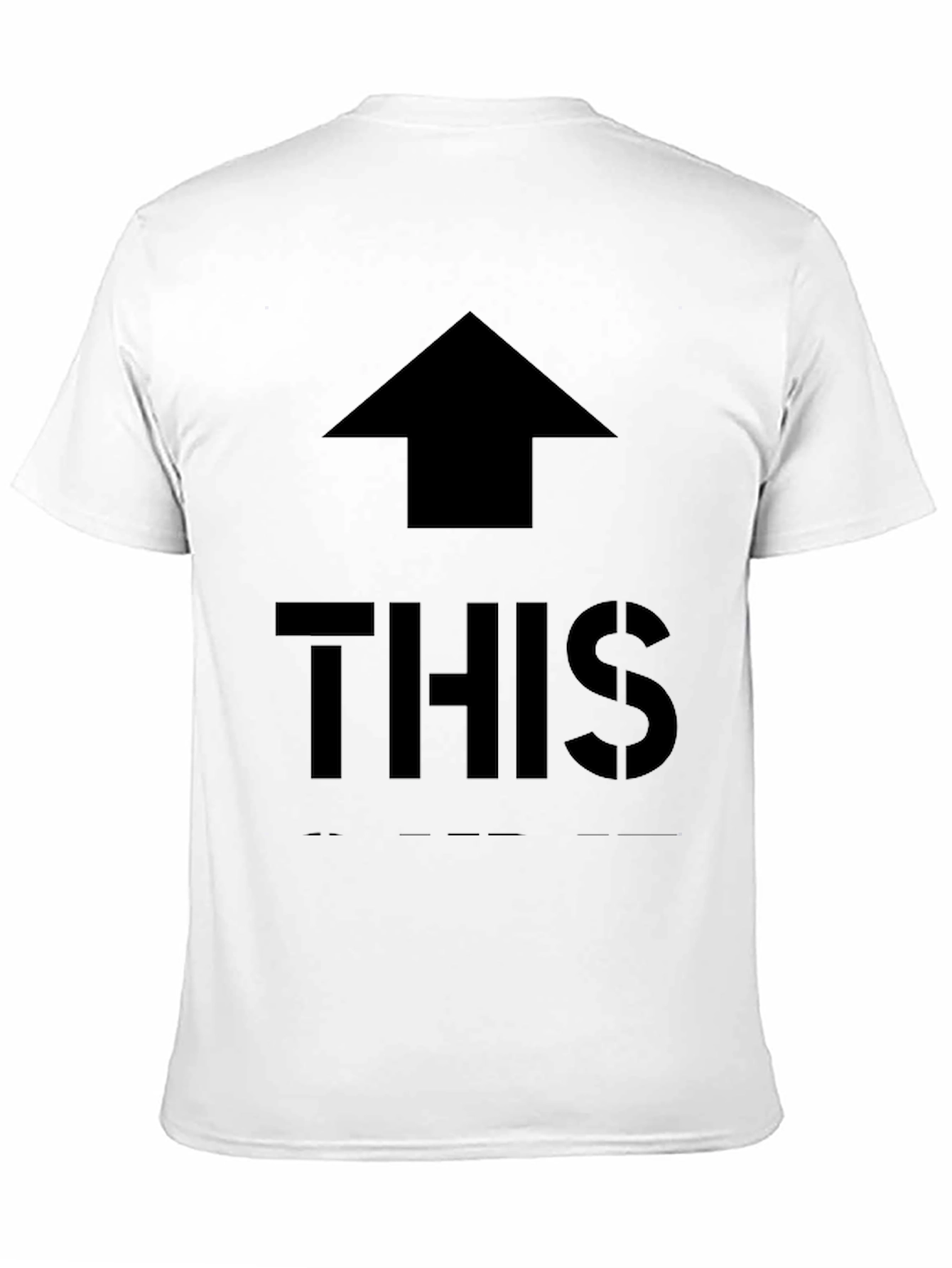 Up This Black Graphic Tee