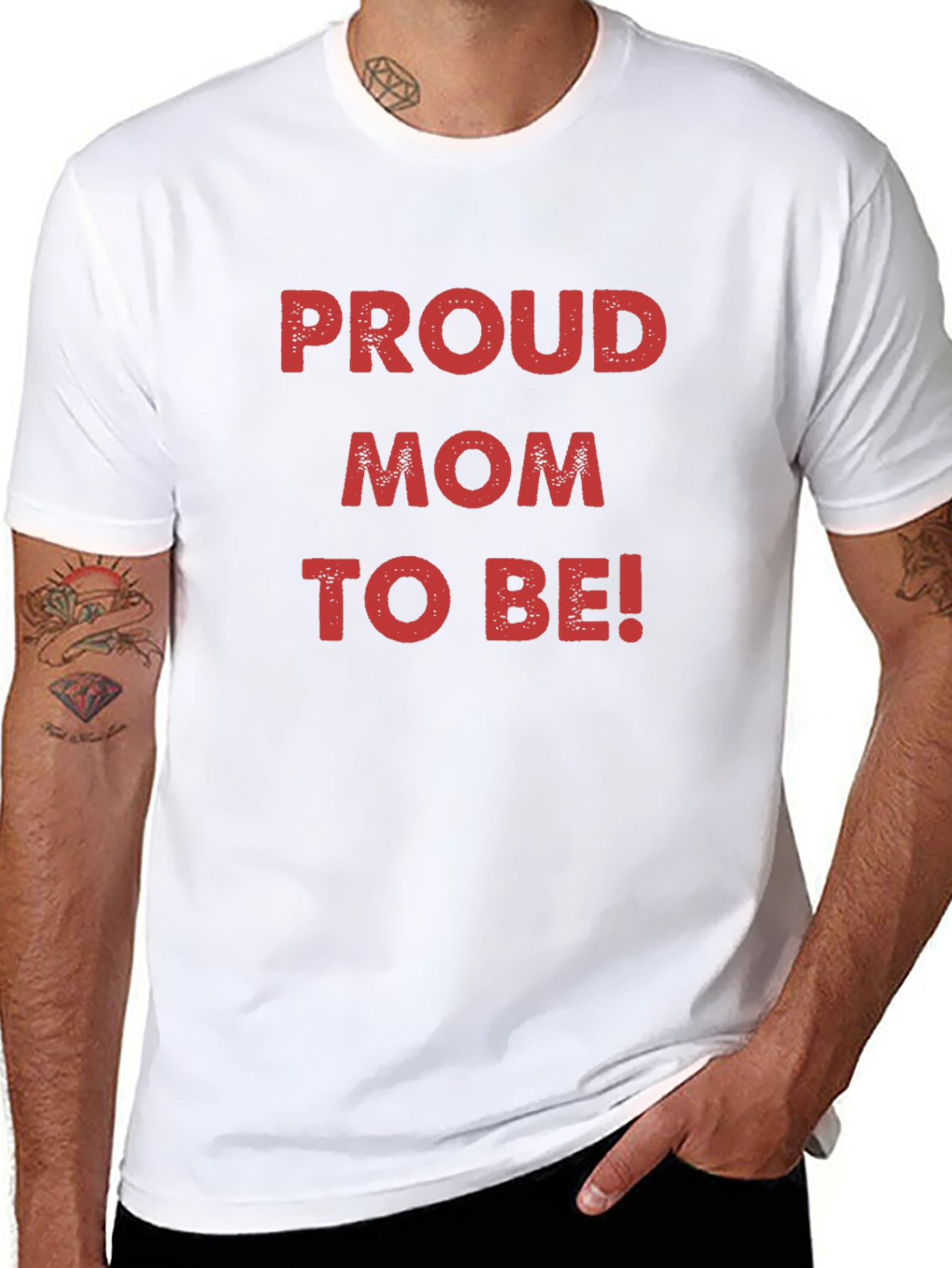 Proud Mom To Be T-Shirt New Expecting Mother Tee