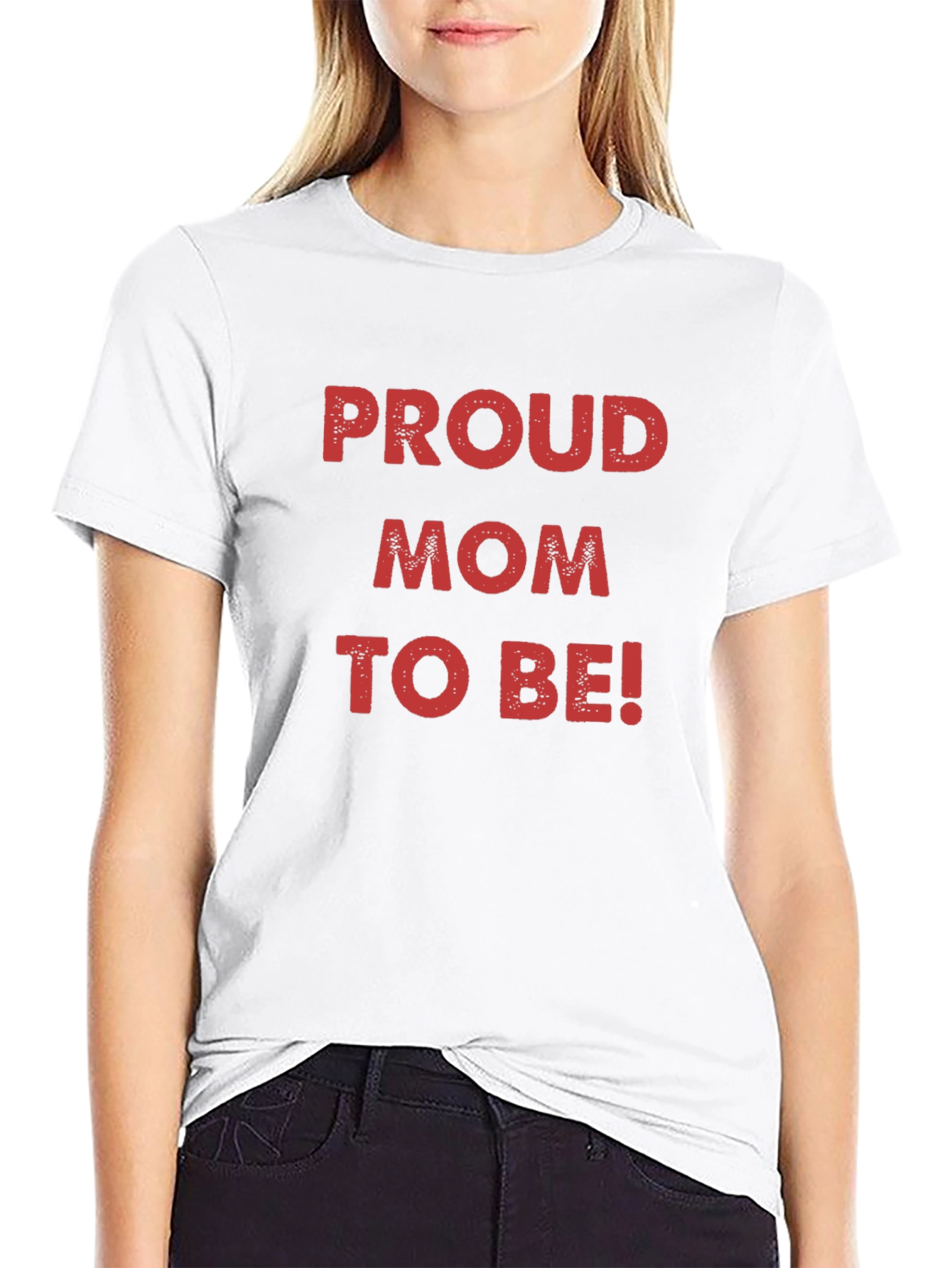 Proud Mom To Be T-Shirt New Expecting Mother Tee