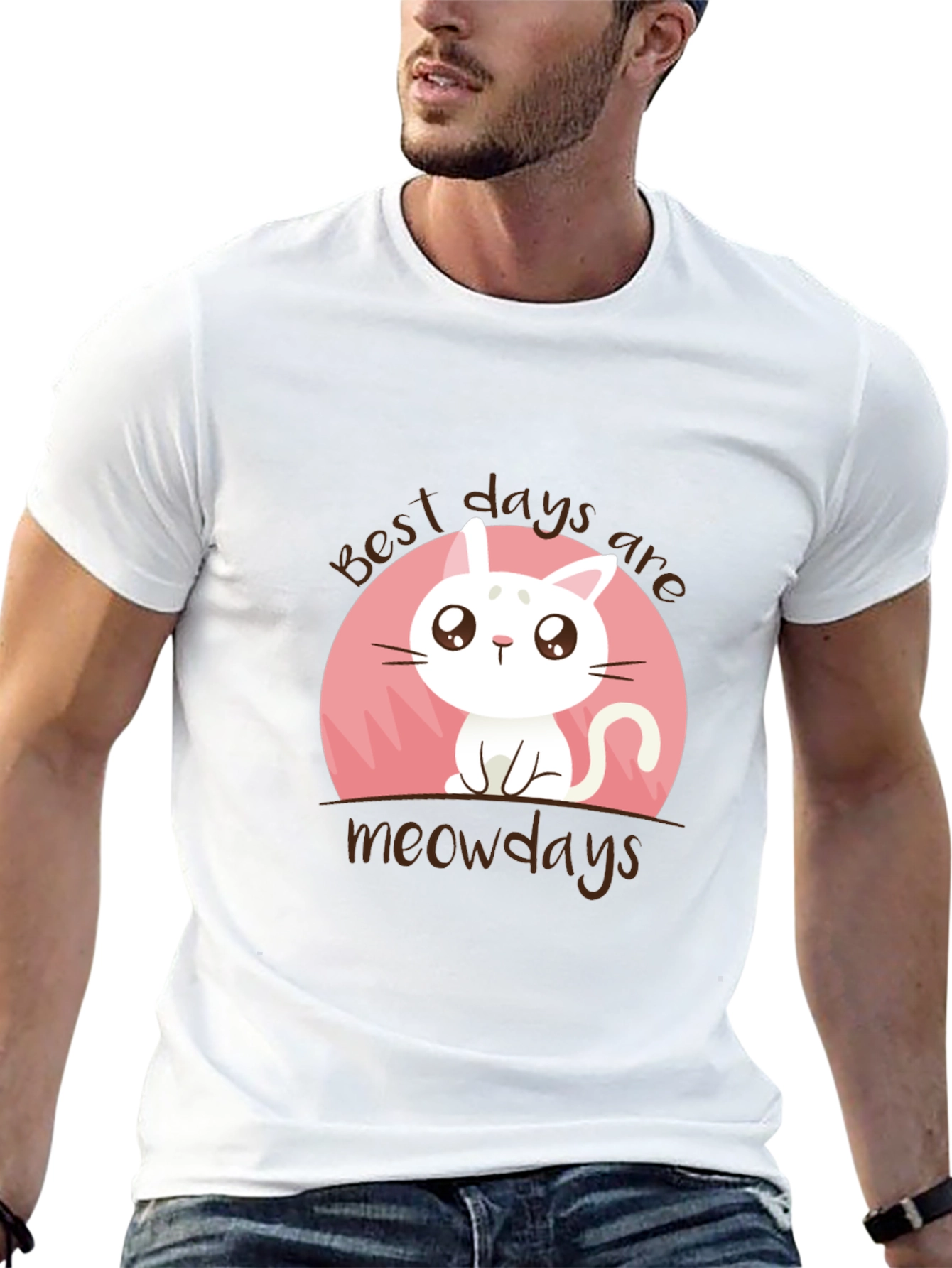 Best Days Are Meowdays Cat Graphic Tee