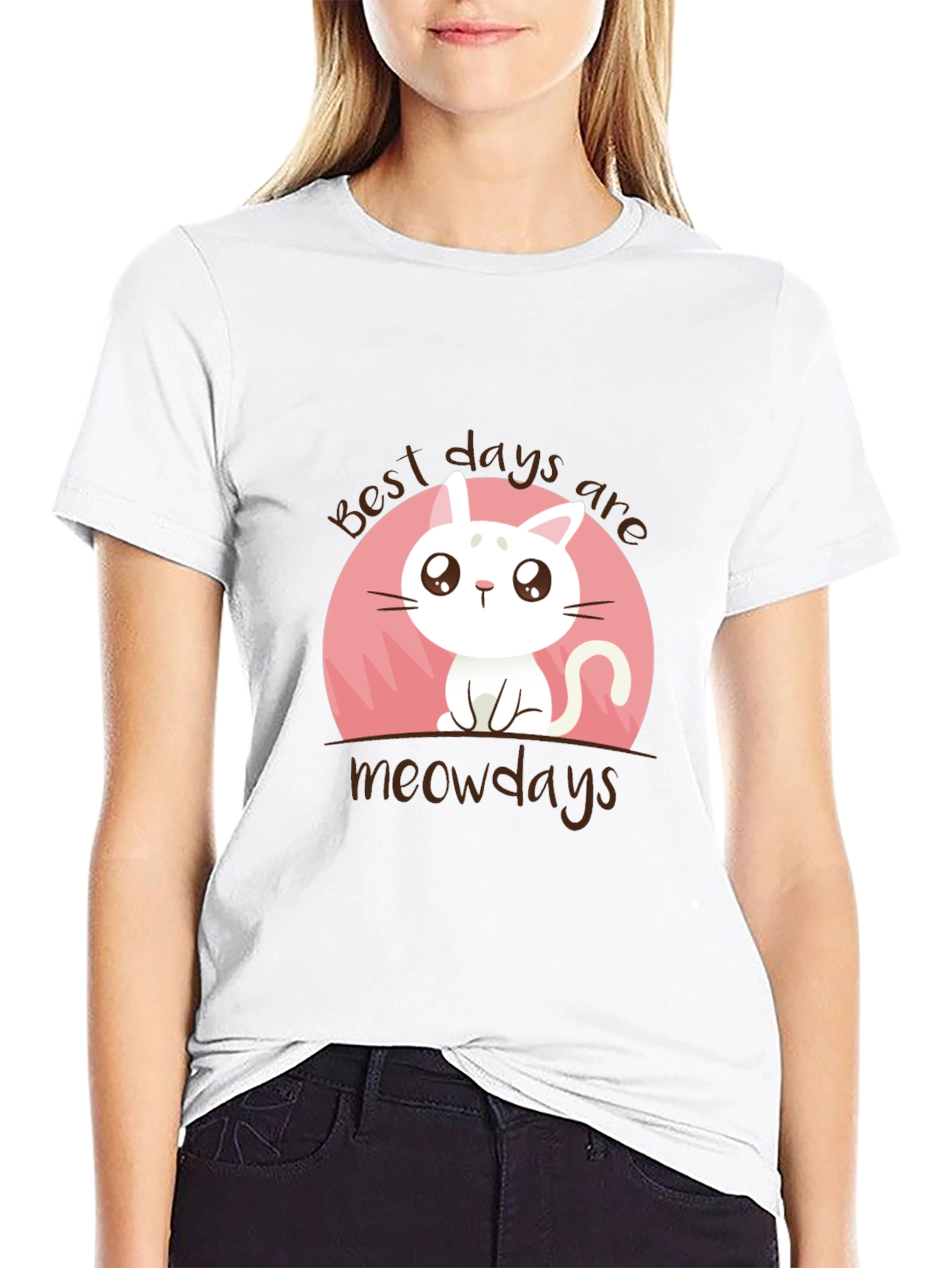 Best Days Are Meowdays Cat Graphic Tee