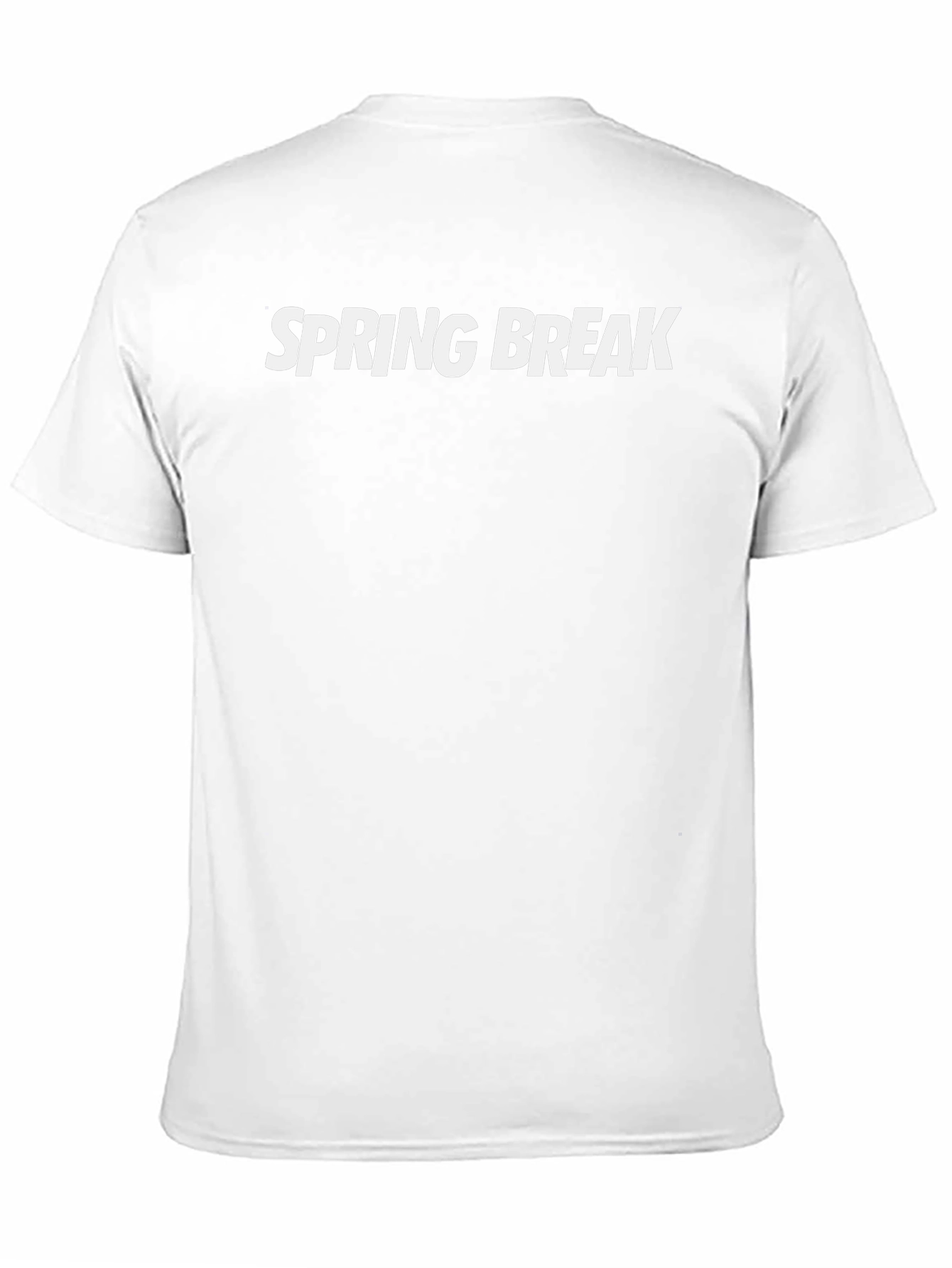 Spring Break Crew Neck T-Shirt - Black