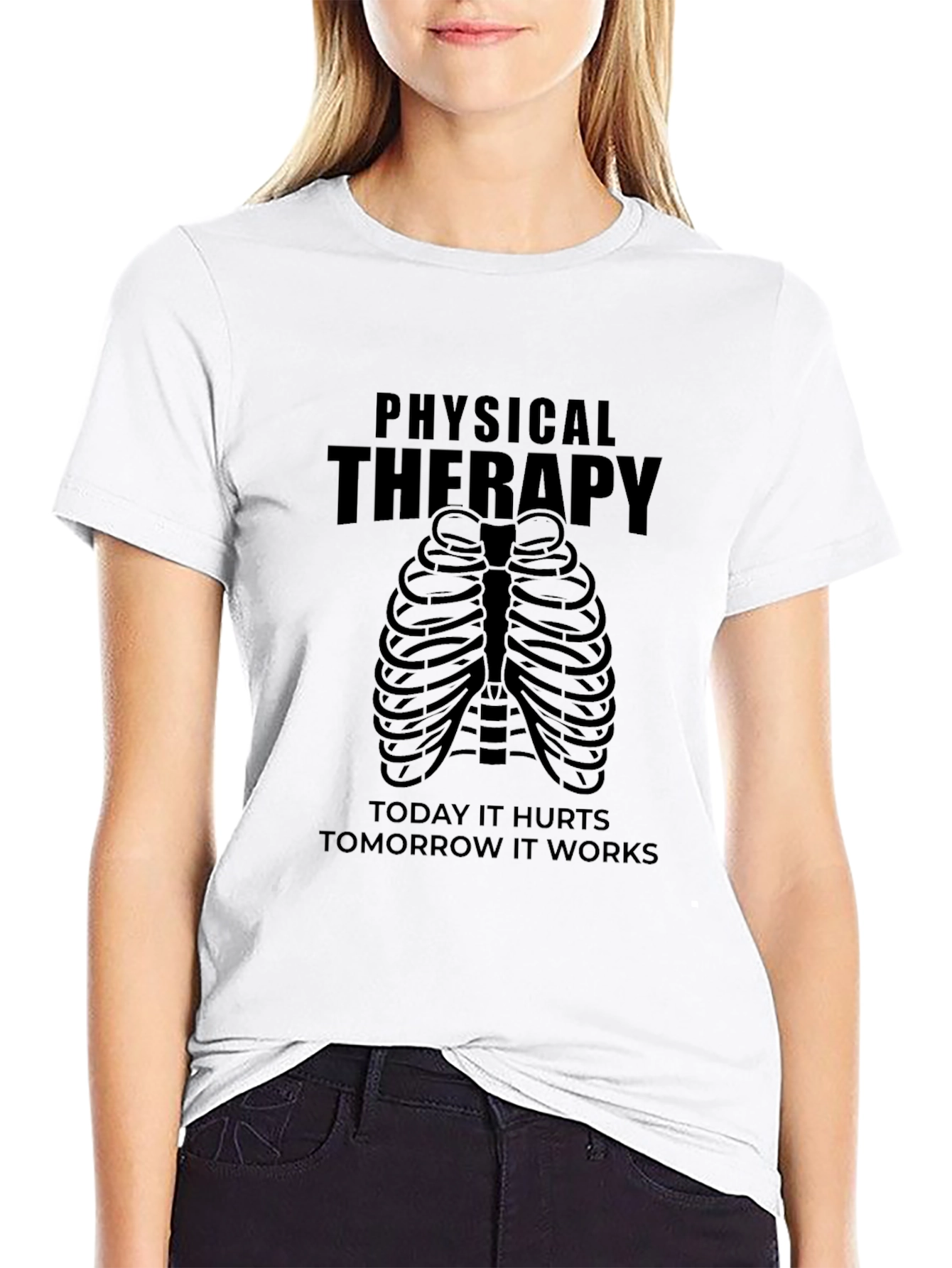 Physical Therapy Ribcage Graphic Tee