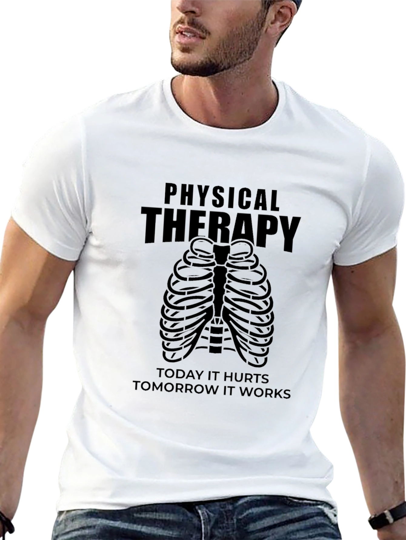 Physical Therapy Ribcage Graphic Tee