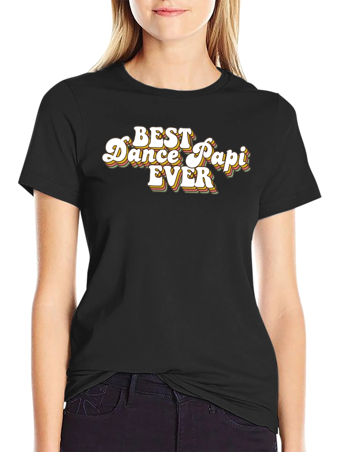Best Dance Papi Ever T-Shirt - Retro Style