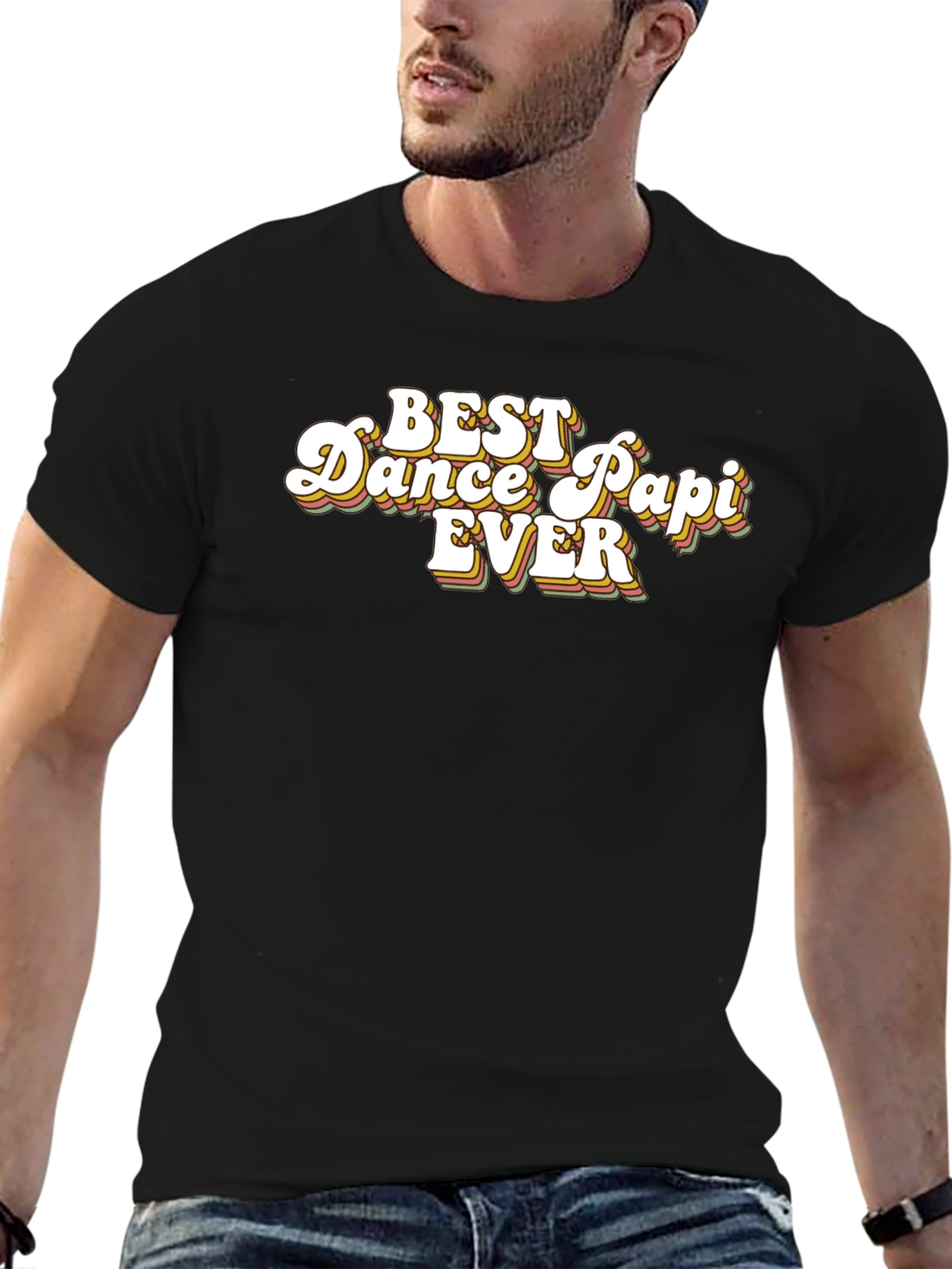 Best Dance Papi Ever T-Shirt - Retro Style