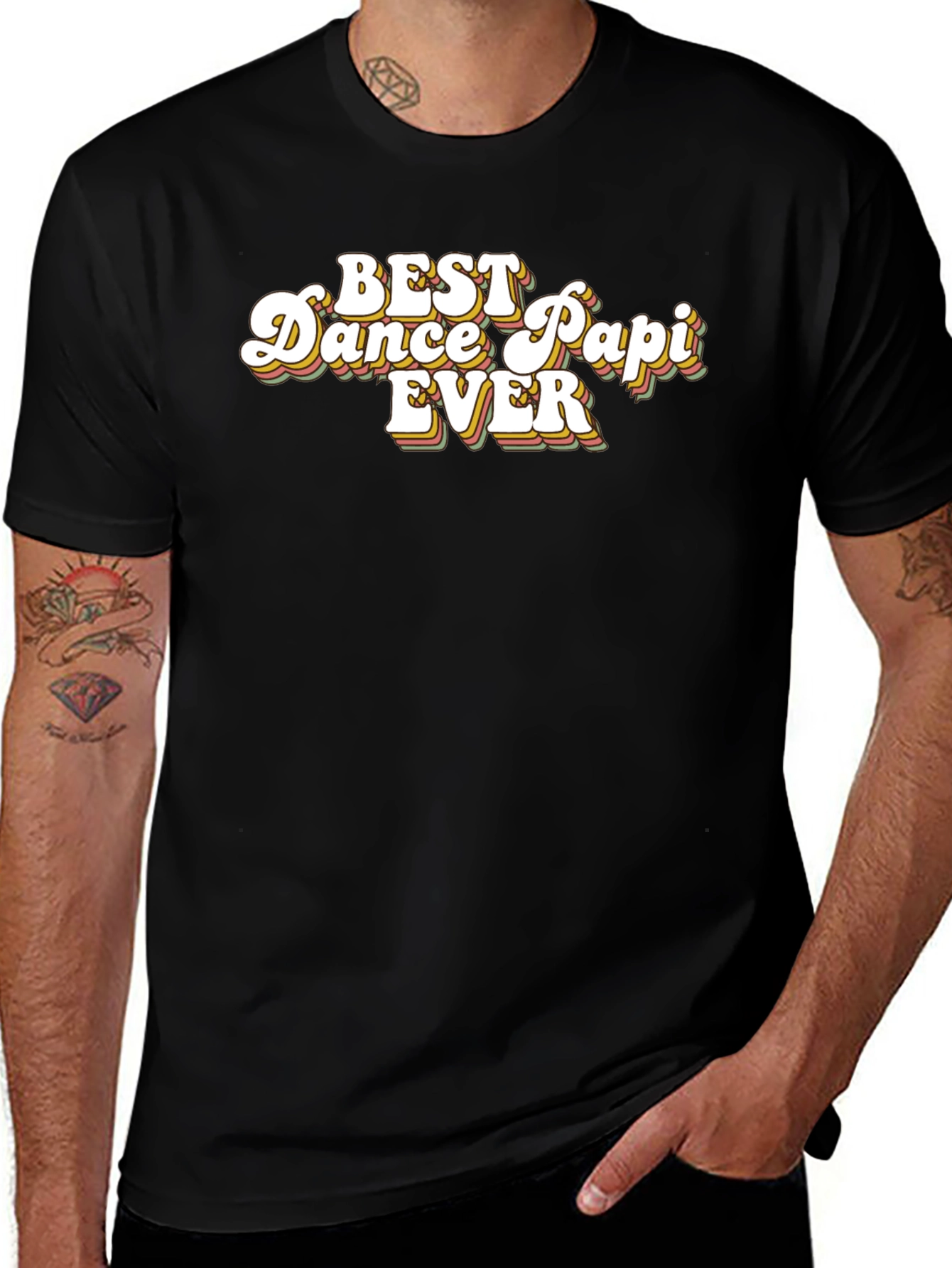 Best Dance Papi Ever T-Shirt - Retro Style