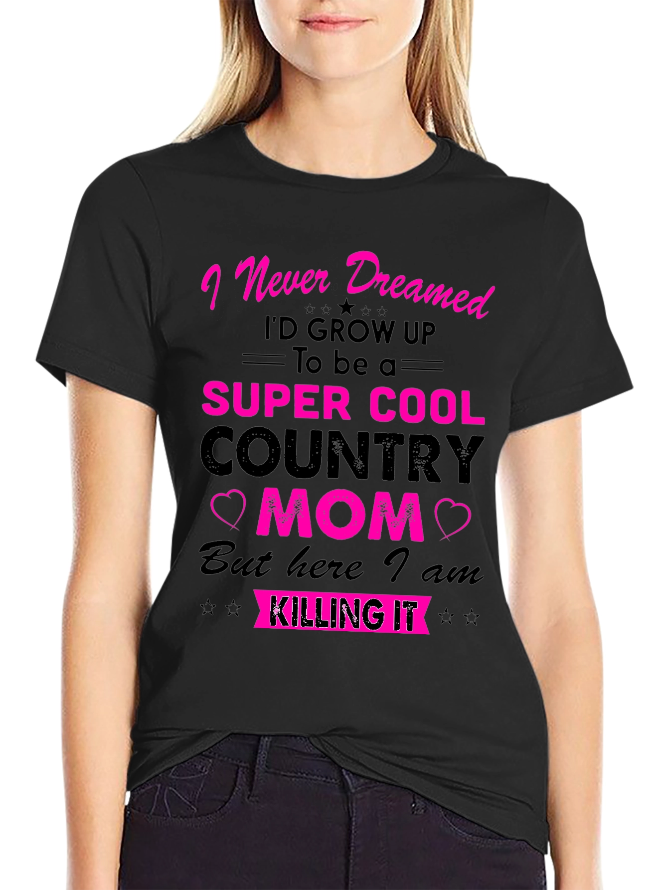 Super Cool Country Mom T-Shirt