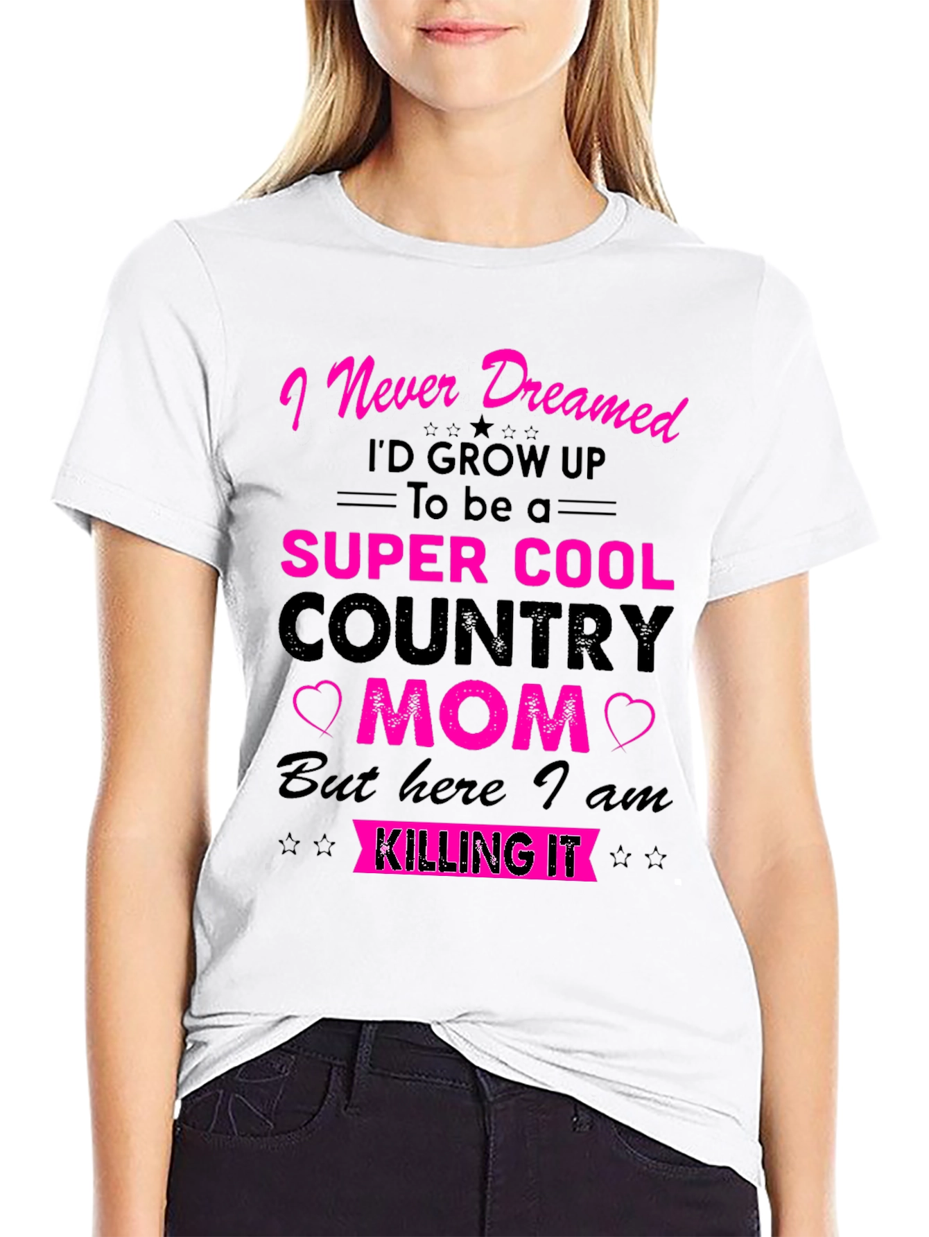 Super Cool Country Mom T-Shirt