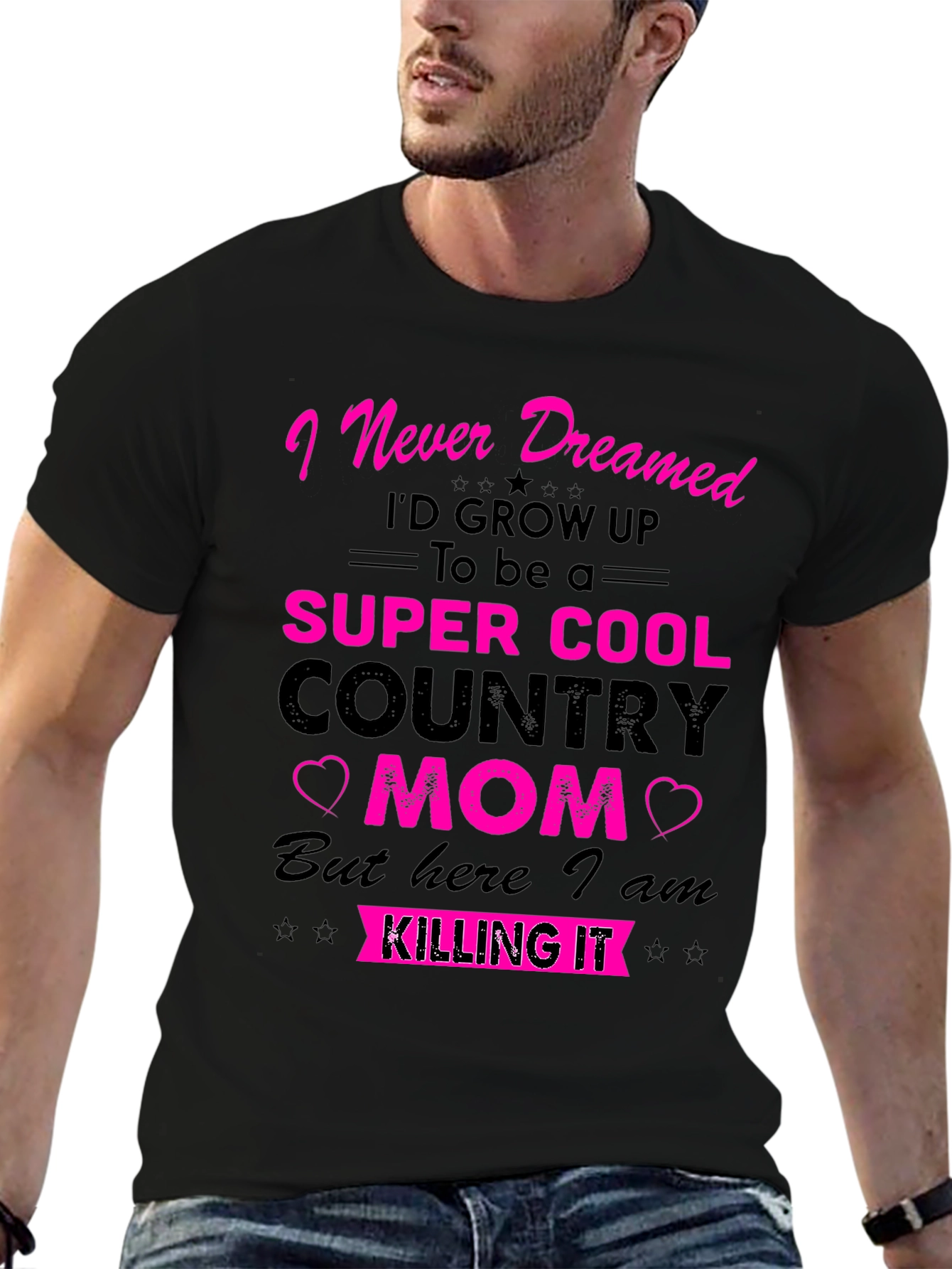 Super Cool Country Mom T-Shirt