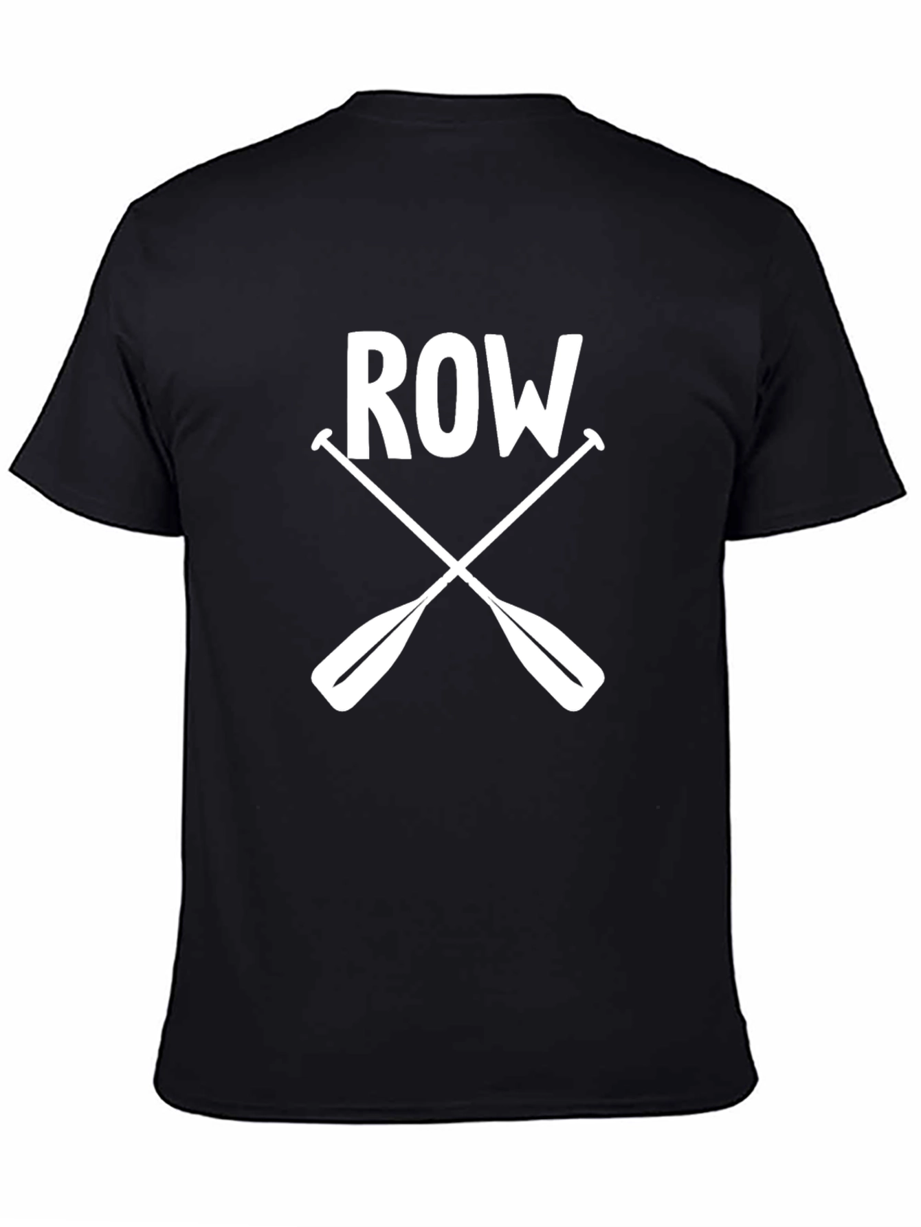 Rowing T-Shirt - Crossed Oars Graphic Tee