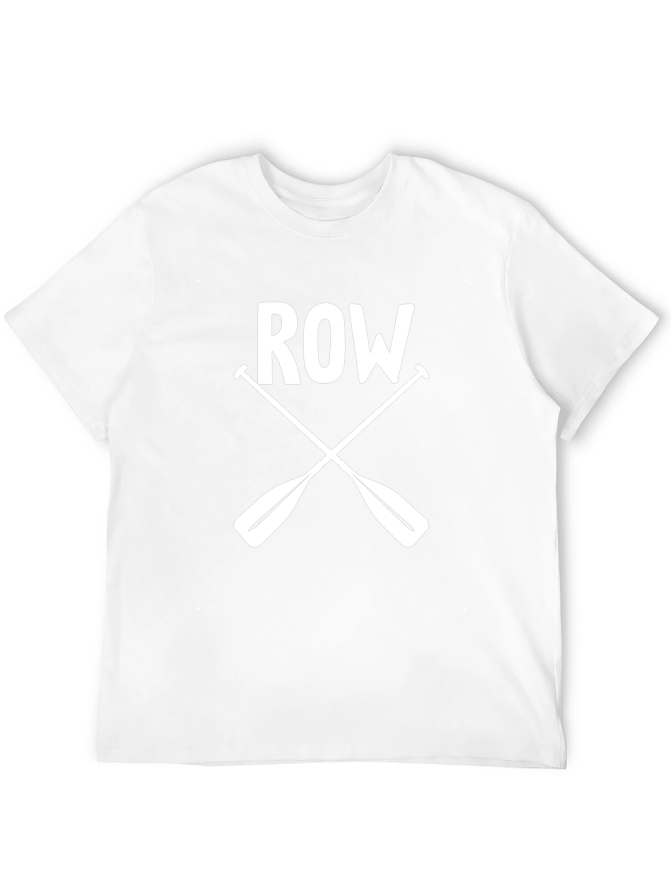Rowing T-Shirt - Crossed Oars Graphic Tee
