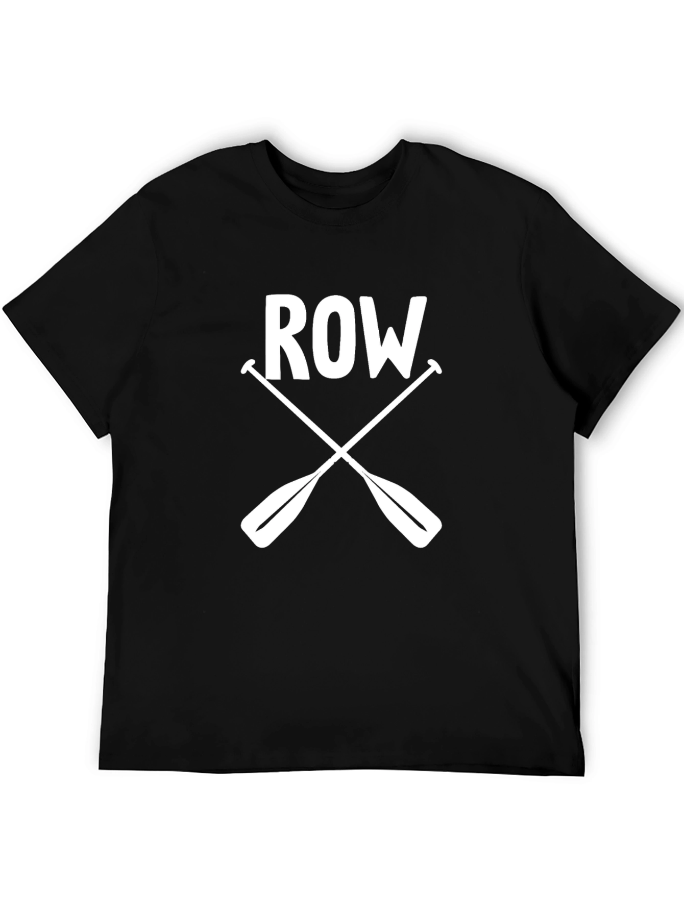 Rowing T-Shirt - Crossed Oars Graphic Tee