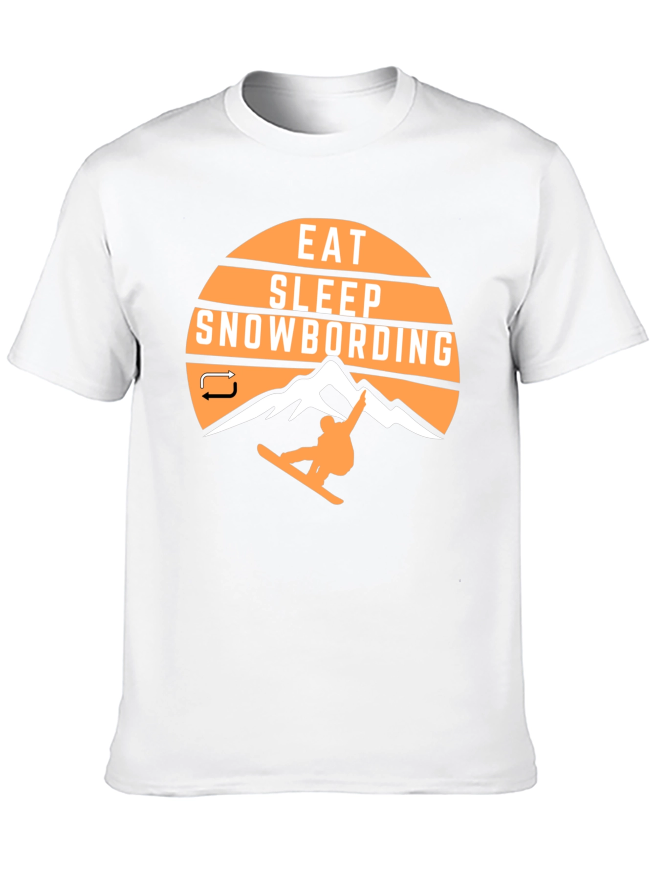 Eat Sleep Snowboarding Graphic T-Shirt
