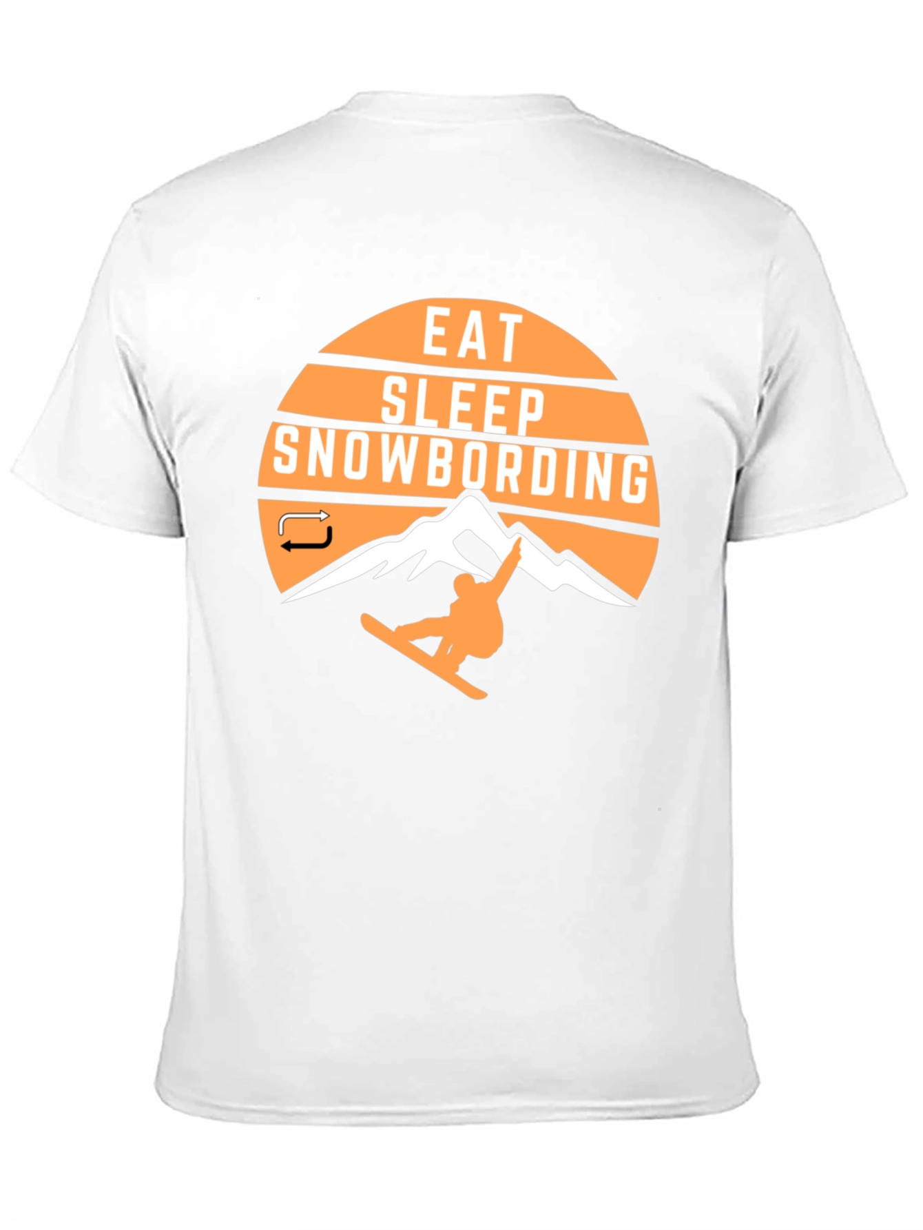 Eat Sleep Snowboarding Graphic T-Shirt