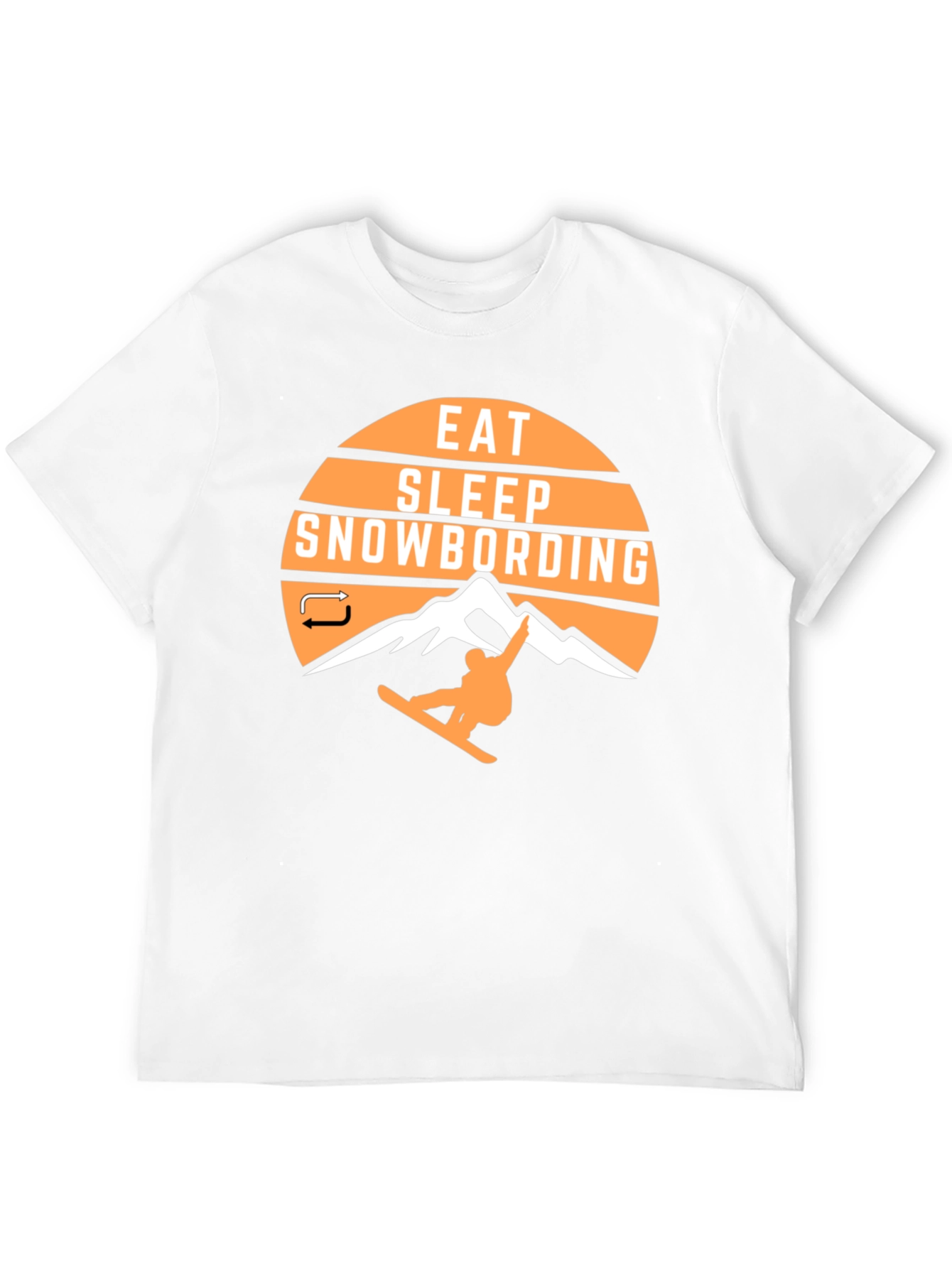 Eat Sleep Snowboarding Graphic T-Shirt
