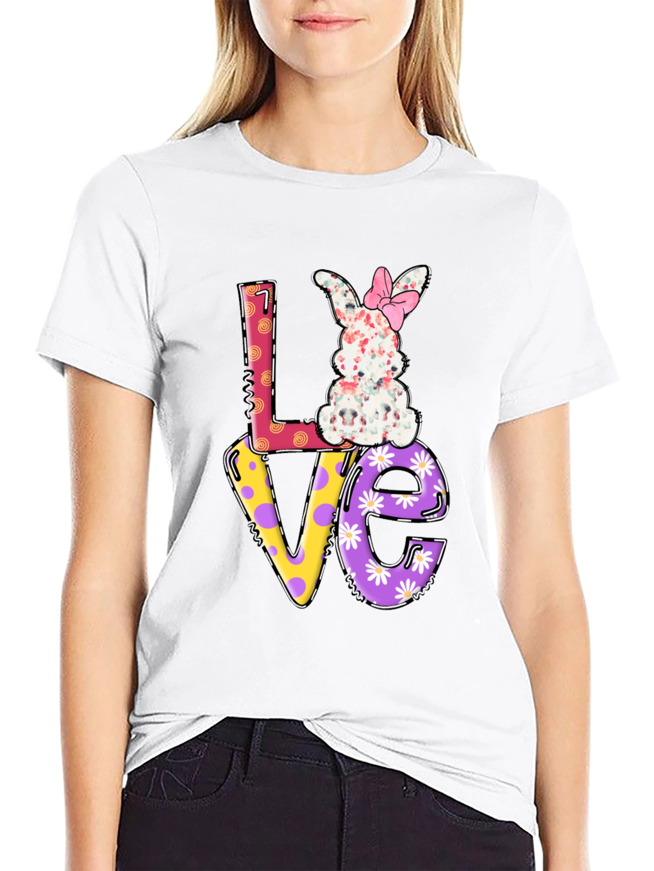 Love Bunny Graphic Tee - Easter Special