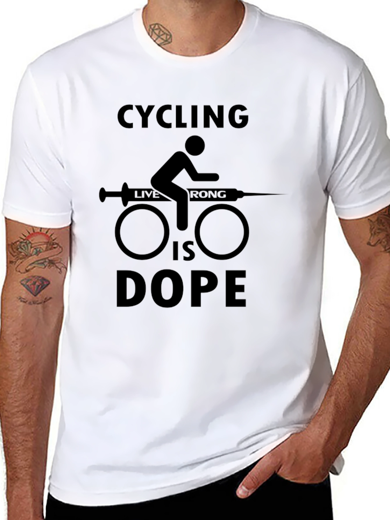 Cycling Is Dope Graphic T-Shirt