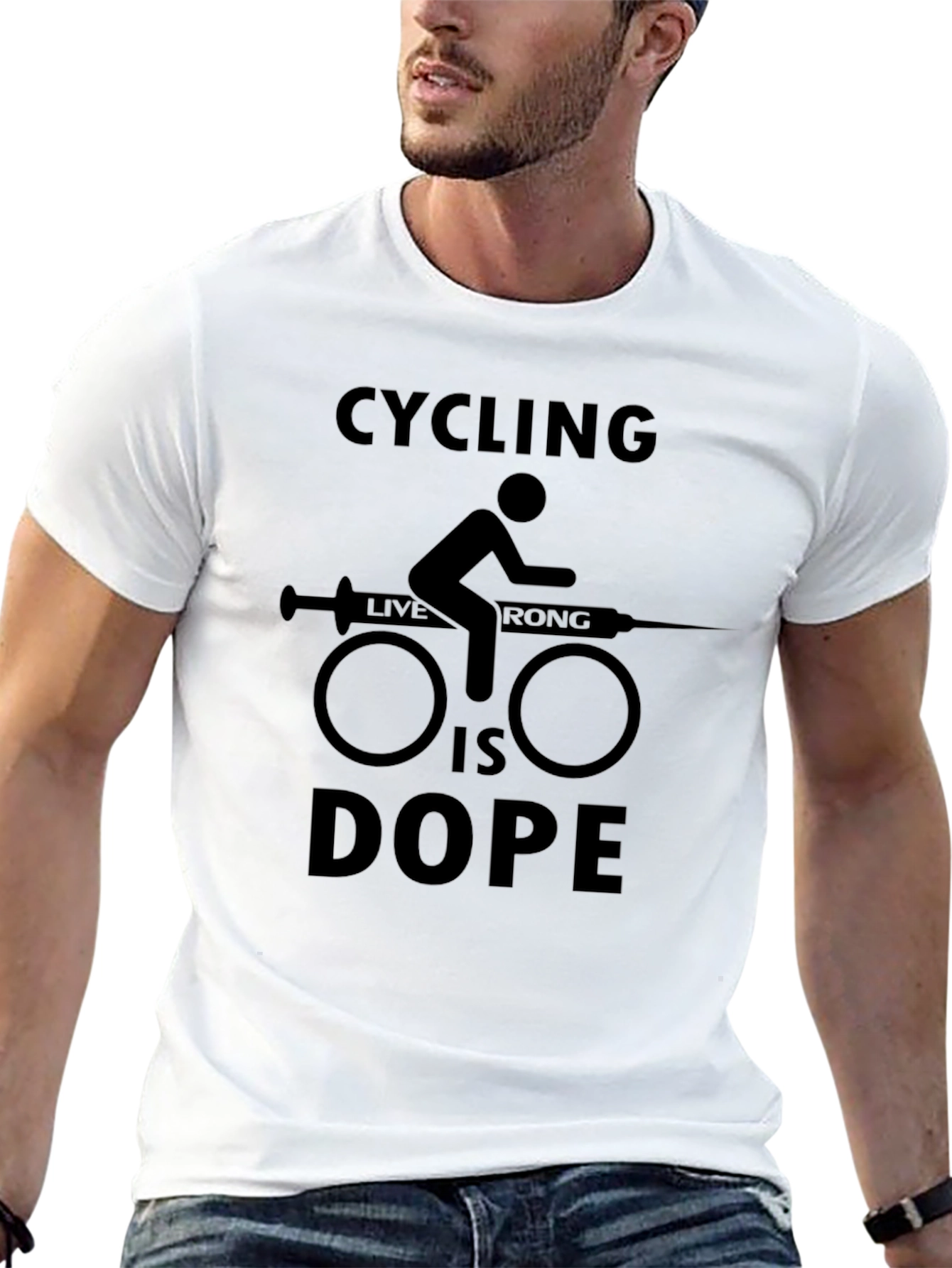 Cycling Is Dope Graphic T-Shirt