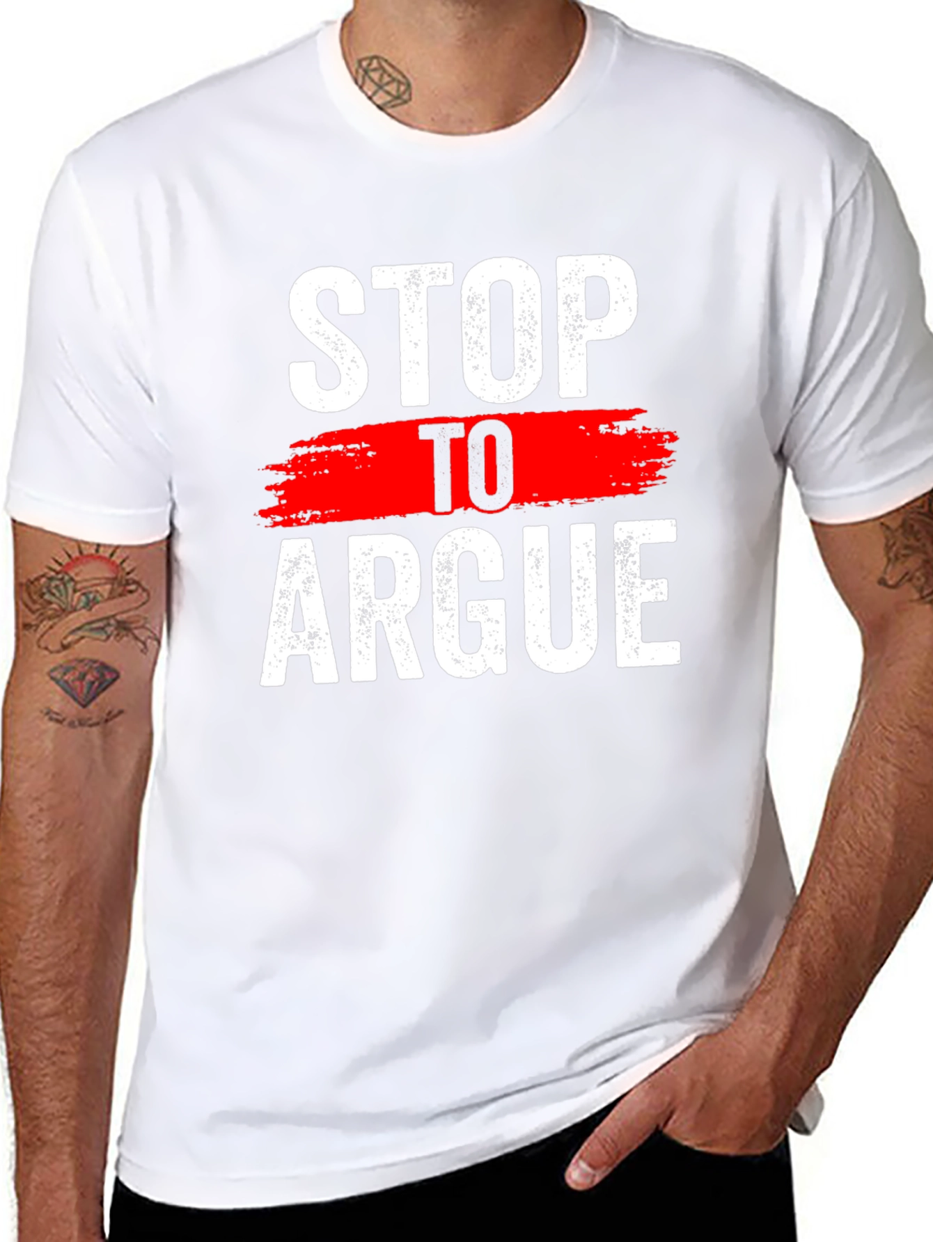 Stop To Argue Graphic Tee