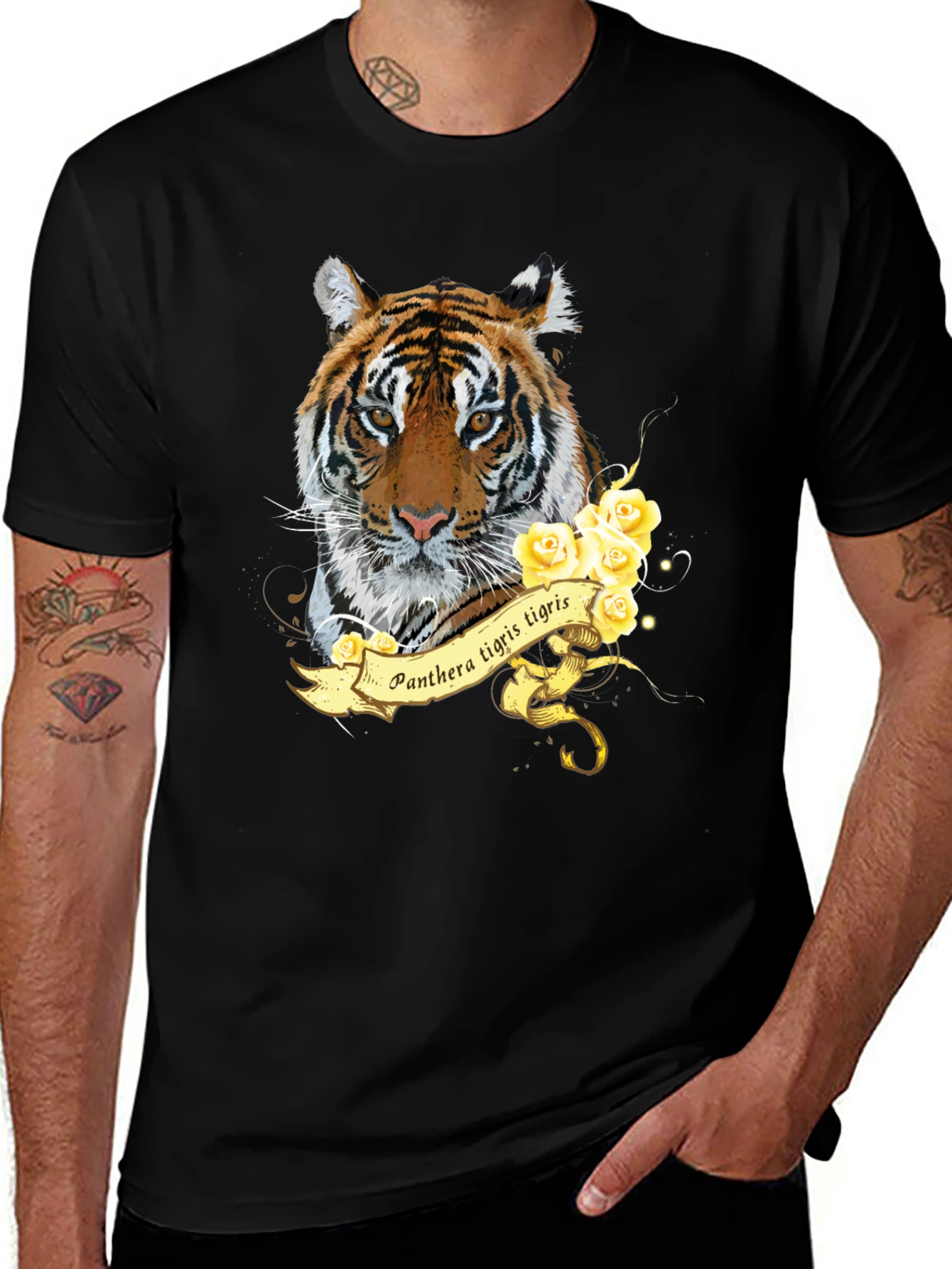 Tiger T-Shirt - Panthera Tigris Tigris Design