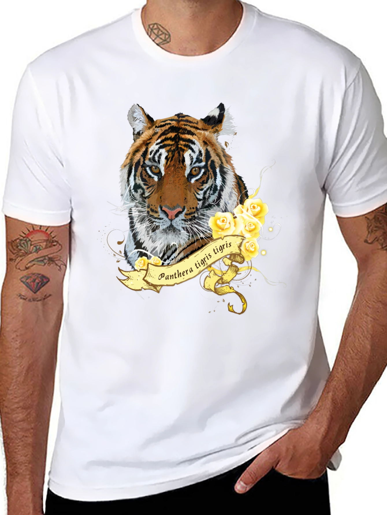 Tiger T-Shirt - Panthera Tigris Tigris Design