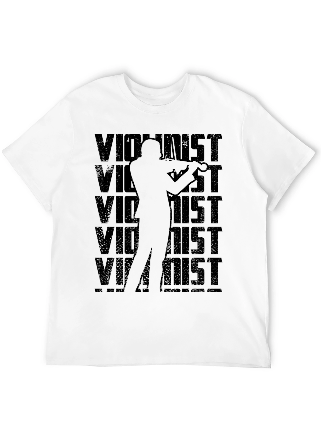 Violinist Graphic T-Shirt - Black