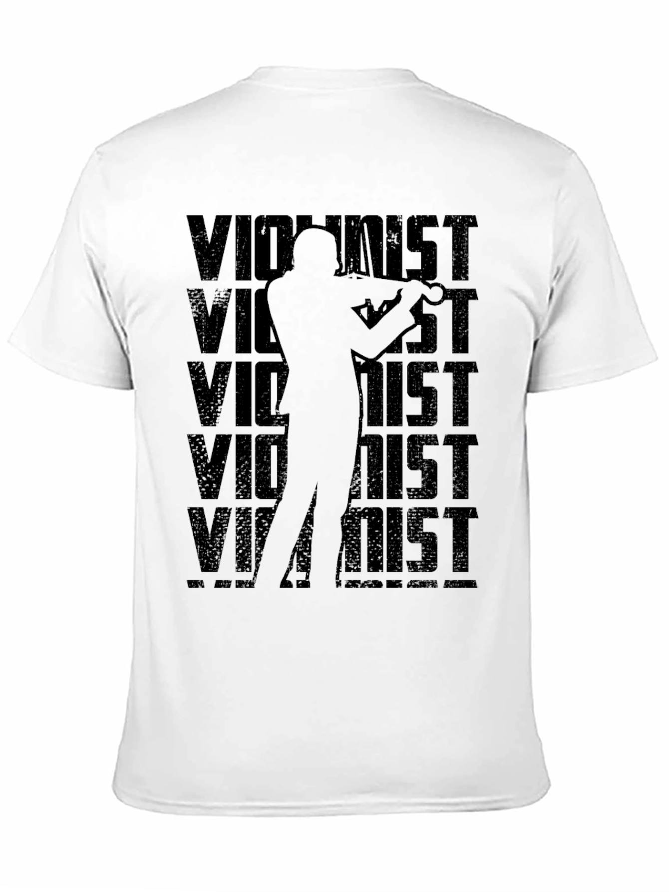 Violinist Graphic T-Shirt - Black