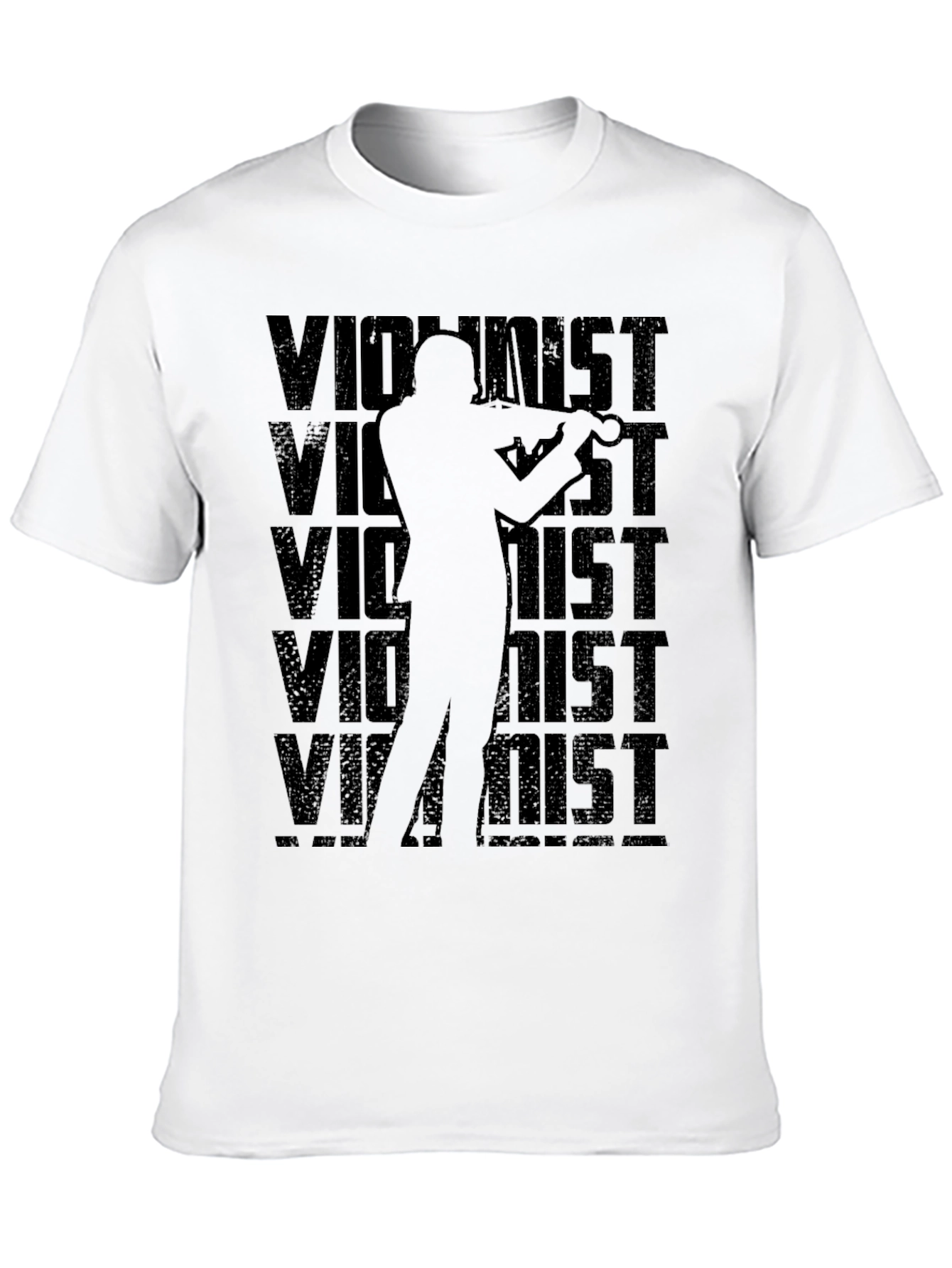 Violinist Graphic T-Shirt - Black