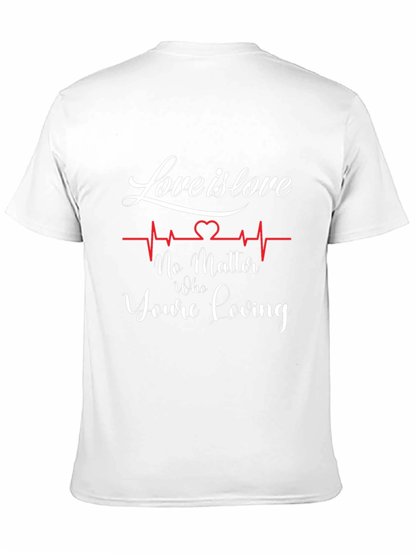 Love is Love Graphic Tee - Black Cotton Shirt