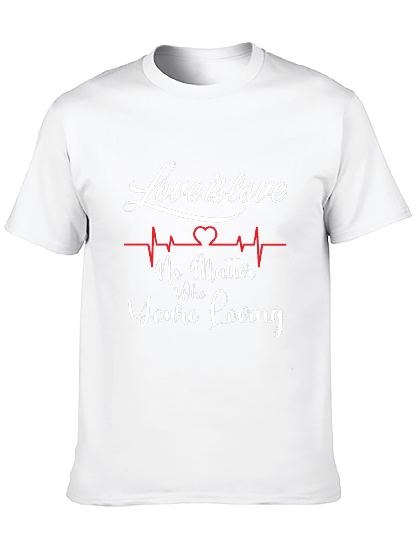 Love is Love Graphic Tee - Black Cotton Shirt