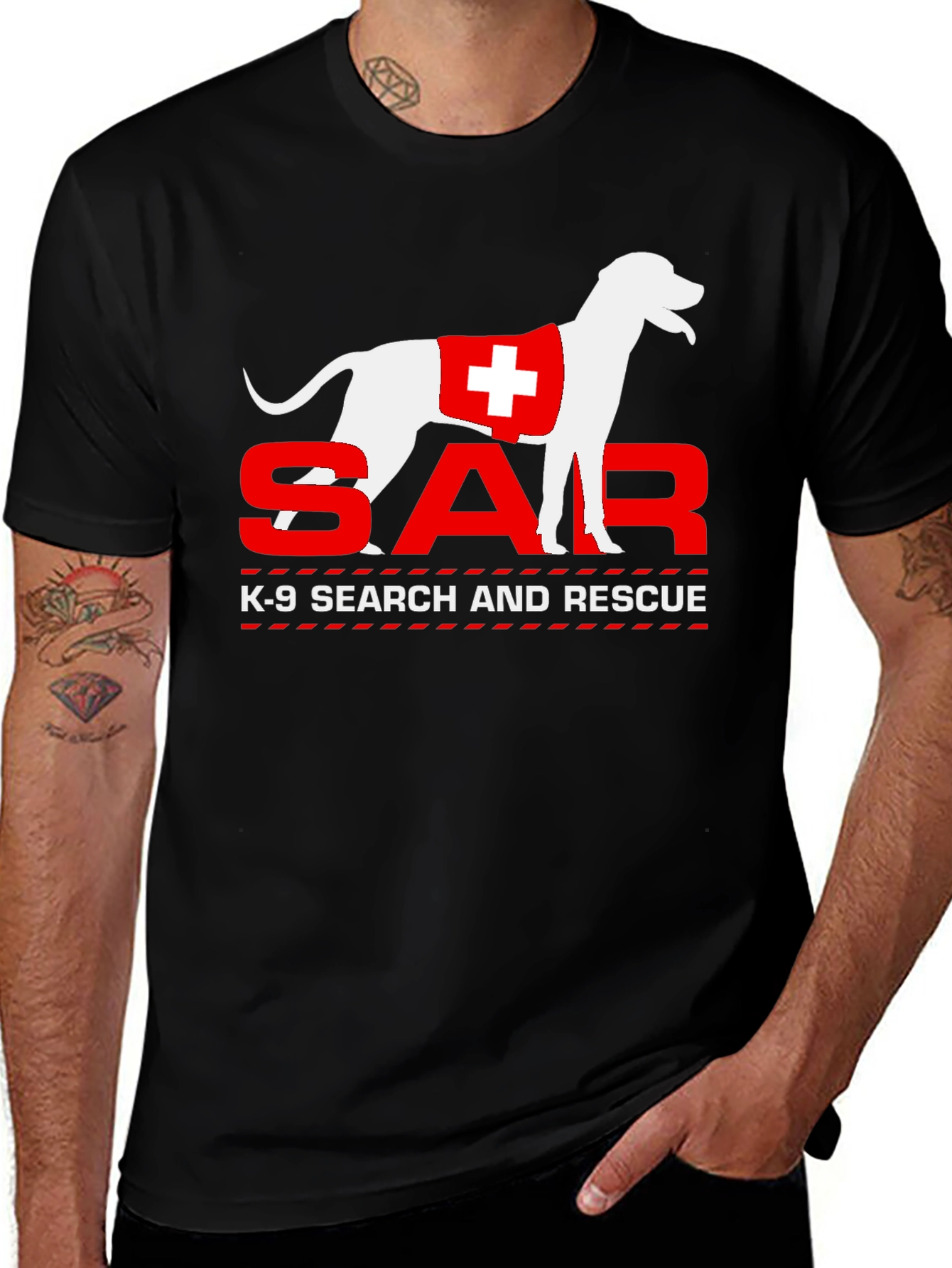 SAR K-9 Search and Rescue Dog T-Shirt