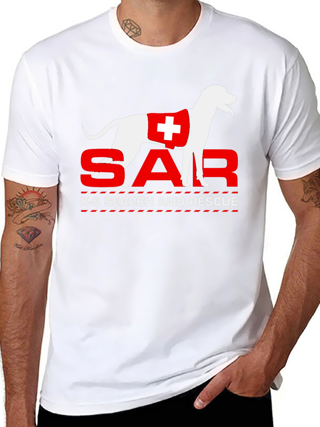 SAR K-9 Search and Rescue Dog T-Shirt