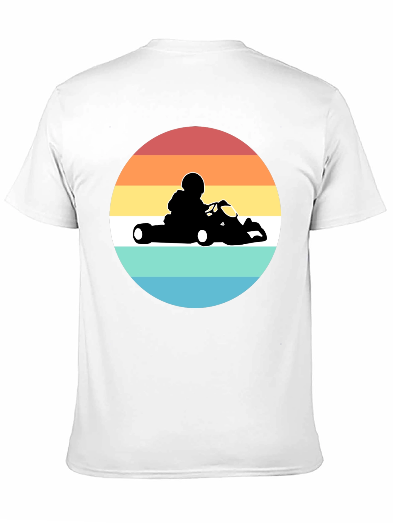Retro Go-Kart Racing T-Shirt - Black
