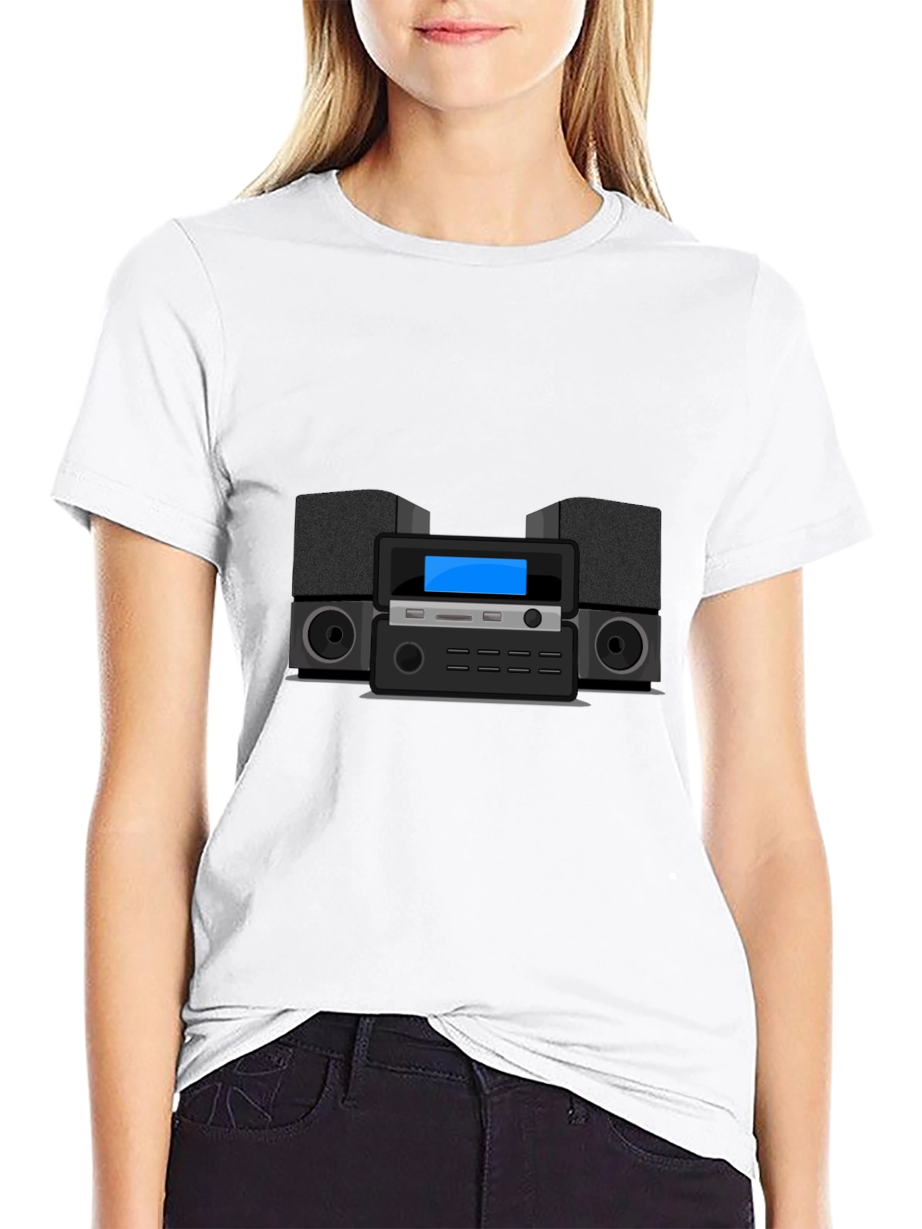 Stereo System Graphic Tee