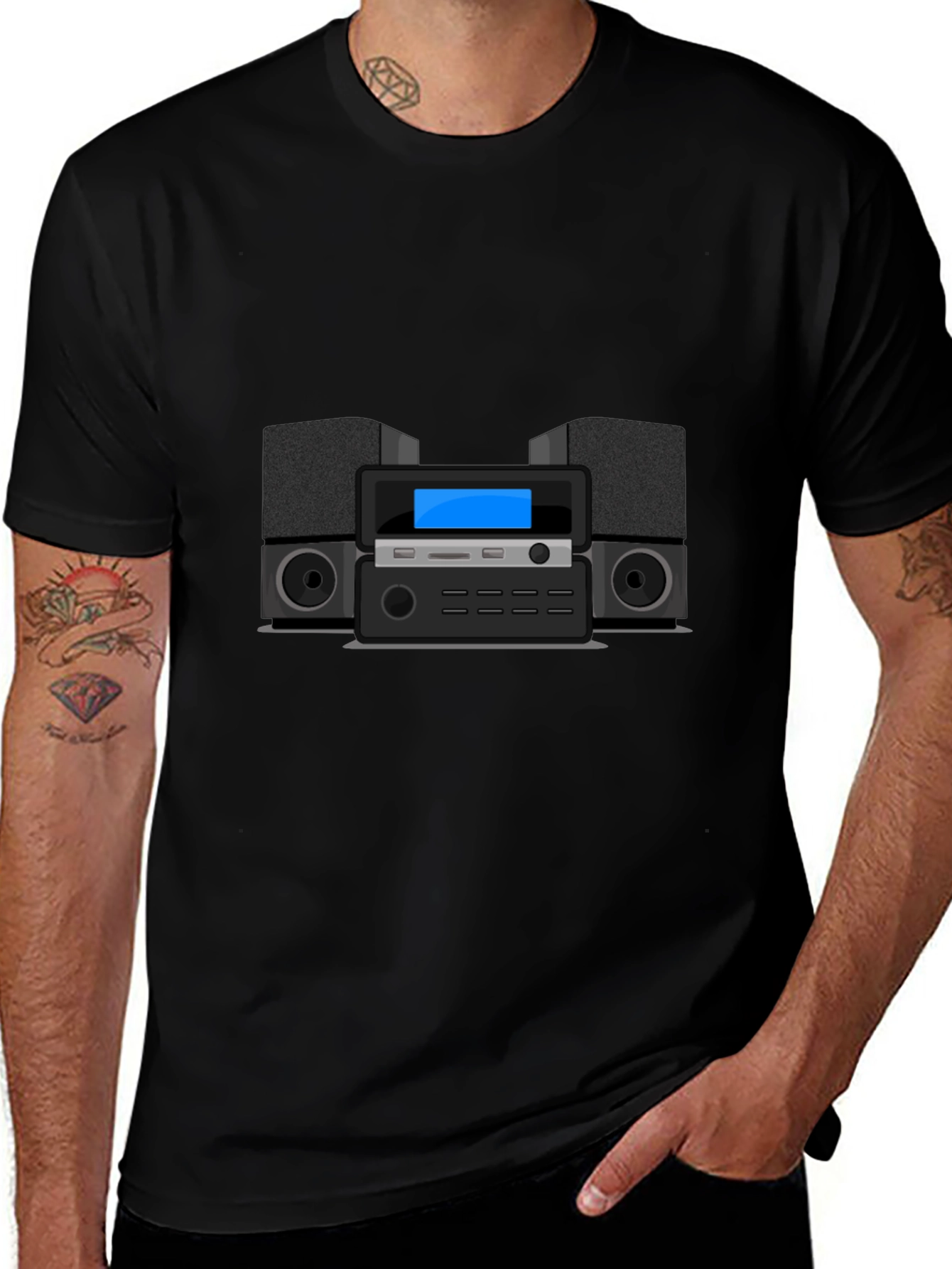 Stereo System Graphic Tee