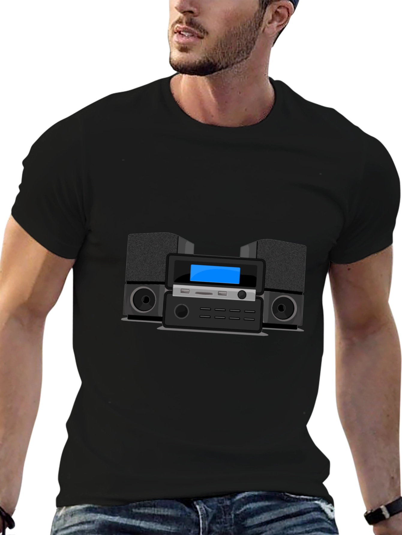 Stereo System Graphic Tee